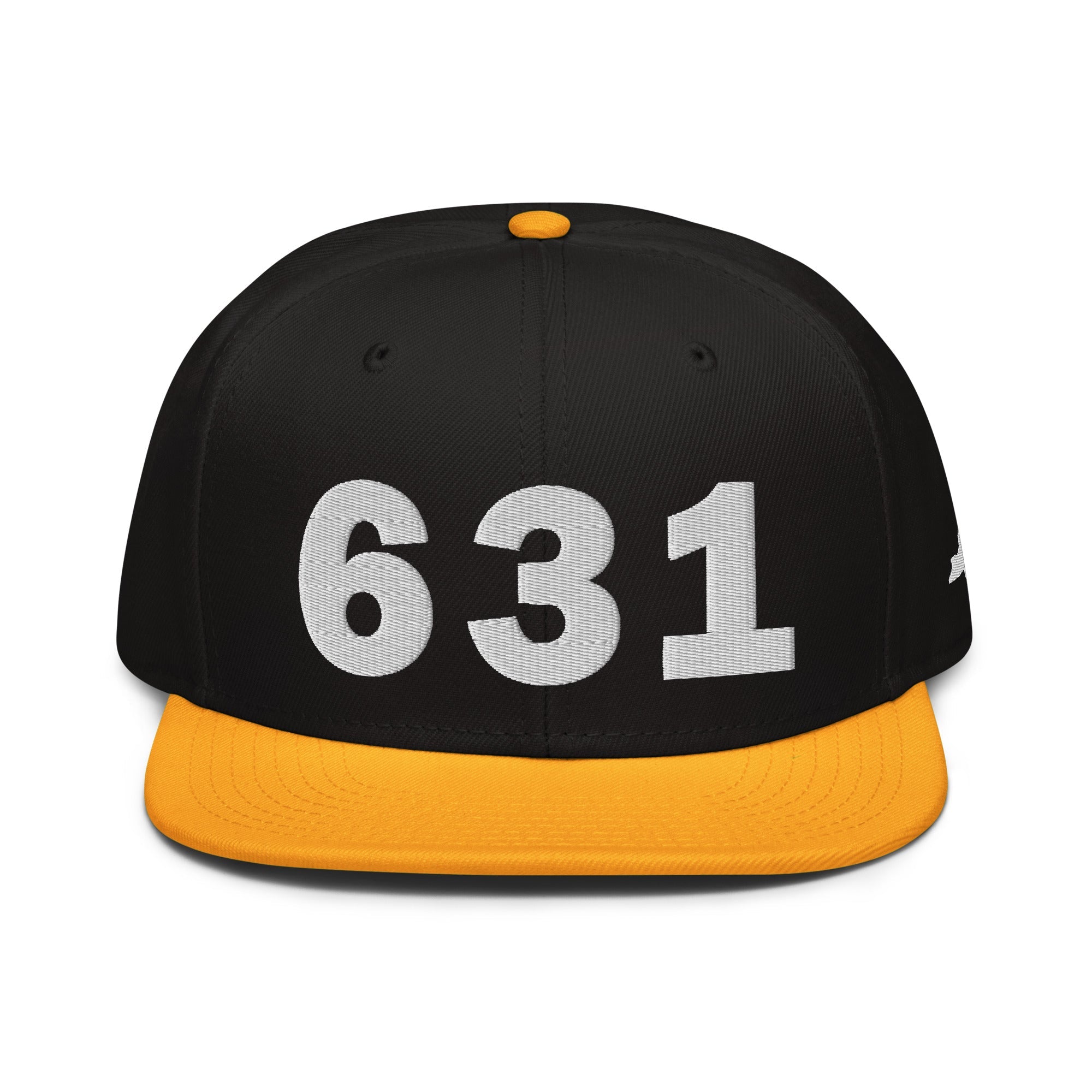 631 Area Code Snapback Hat