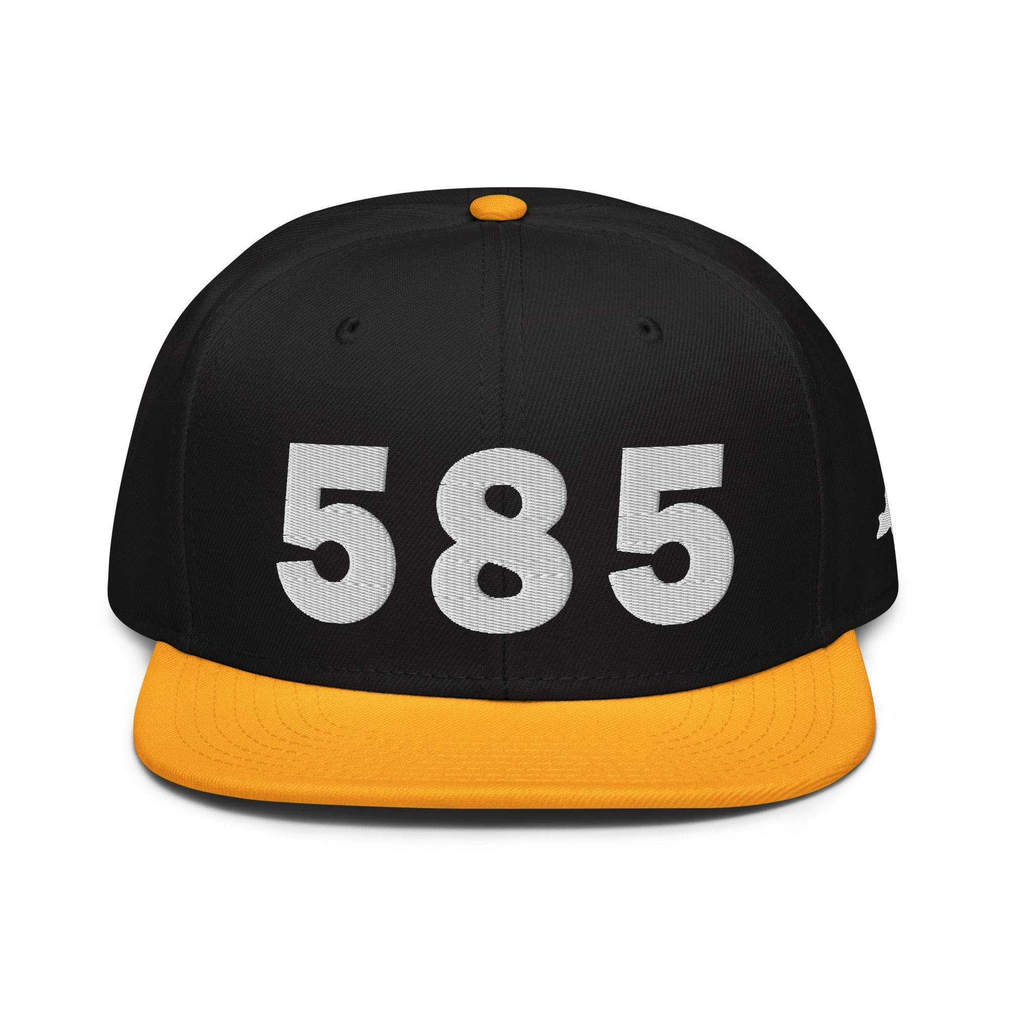 585 Area Code Snapback Hat