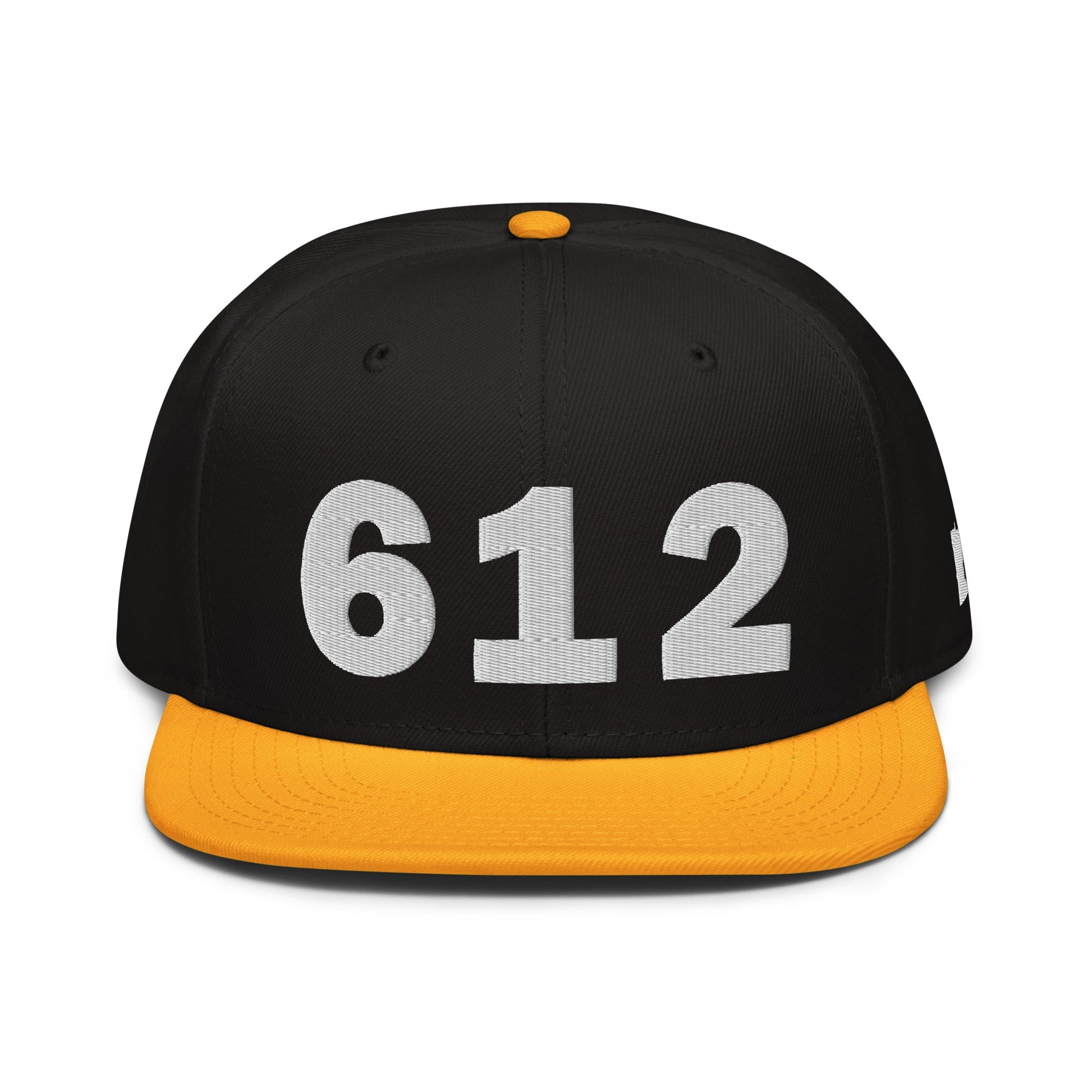 612 Area Code Snapback Hat