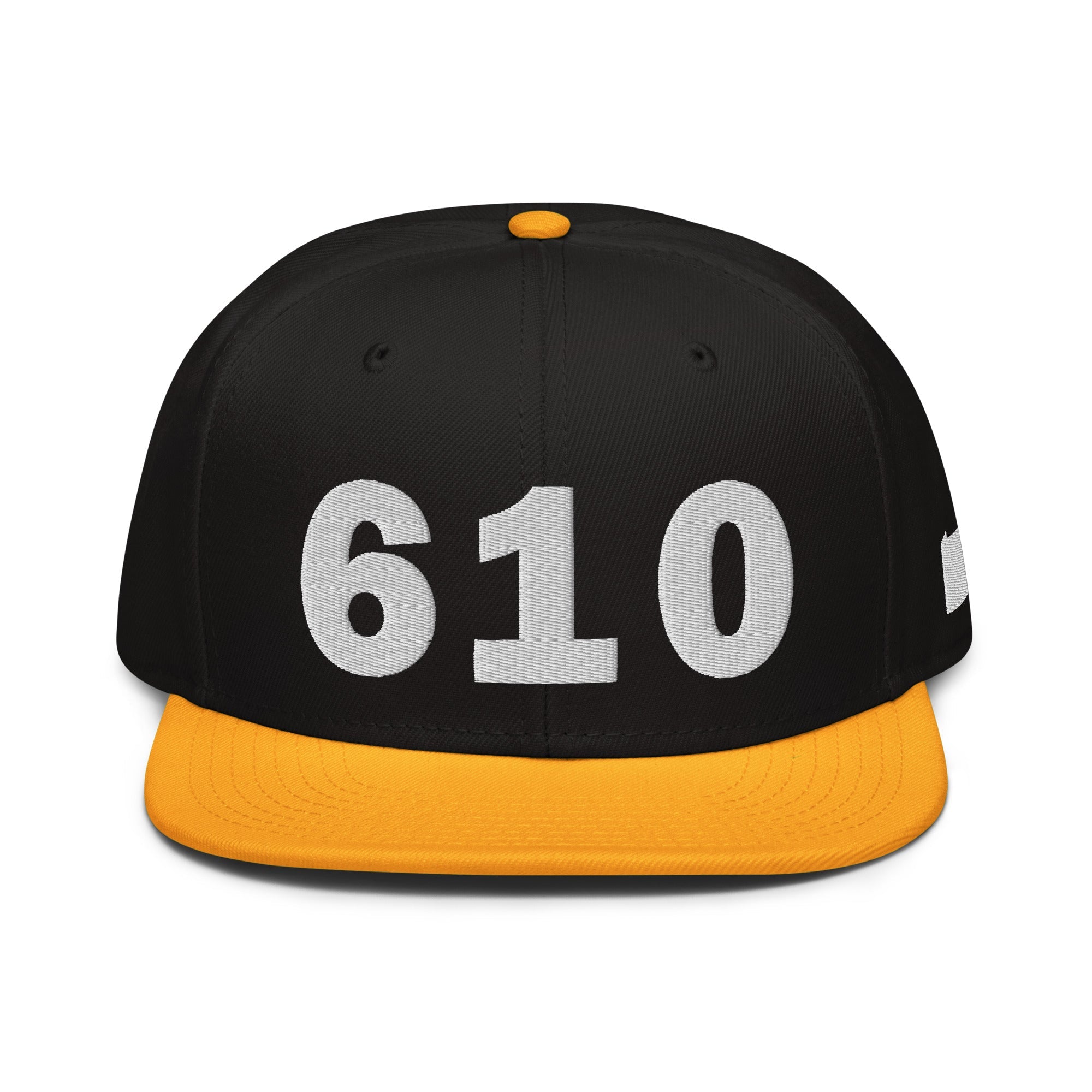 610 Area Code Snapback Hat