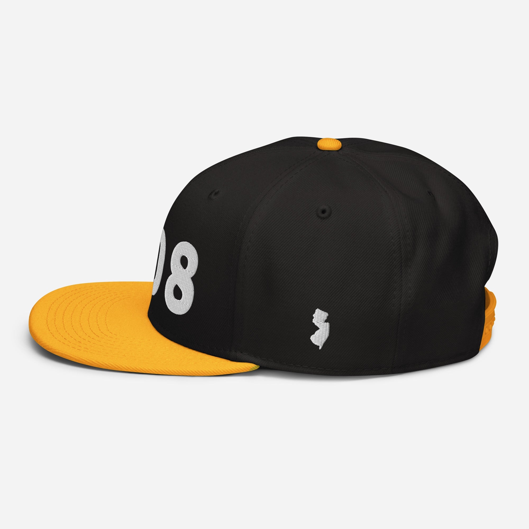 908 Area Code Snapback Hat