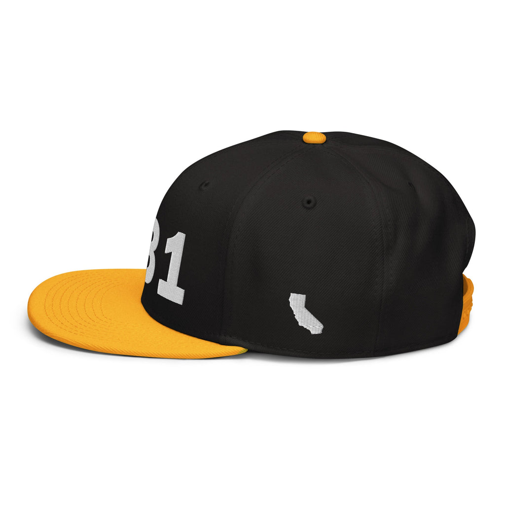 831 Area Code Snapback Hat