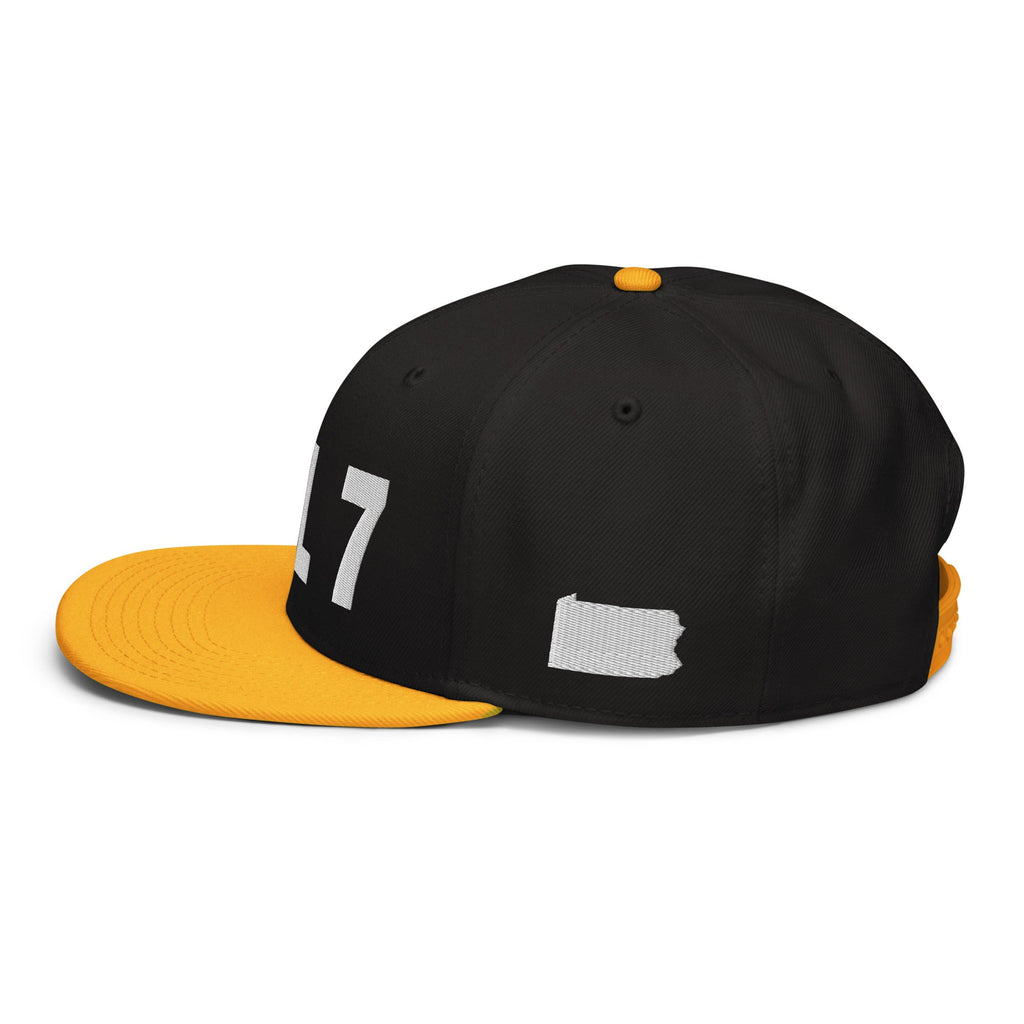 717 Area Code Snapback Hat