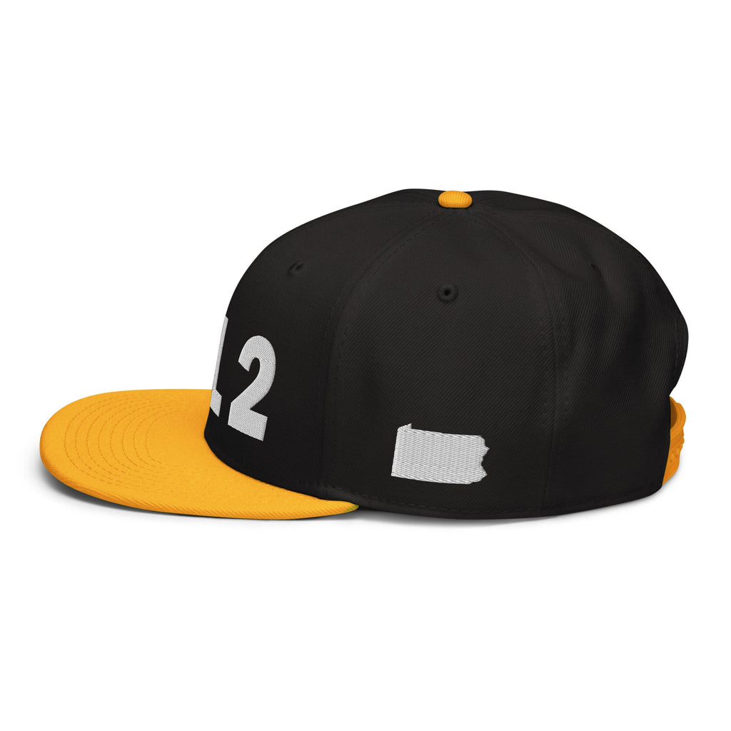 412 Area Code Snapback Hat