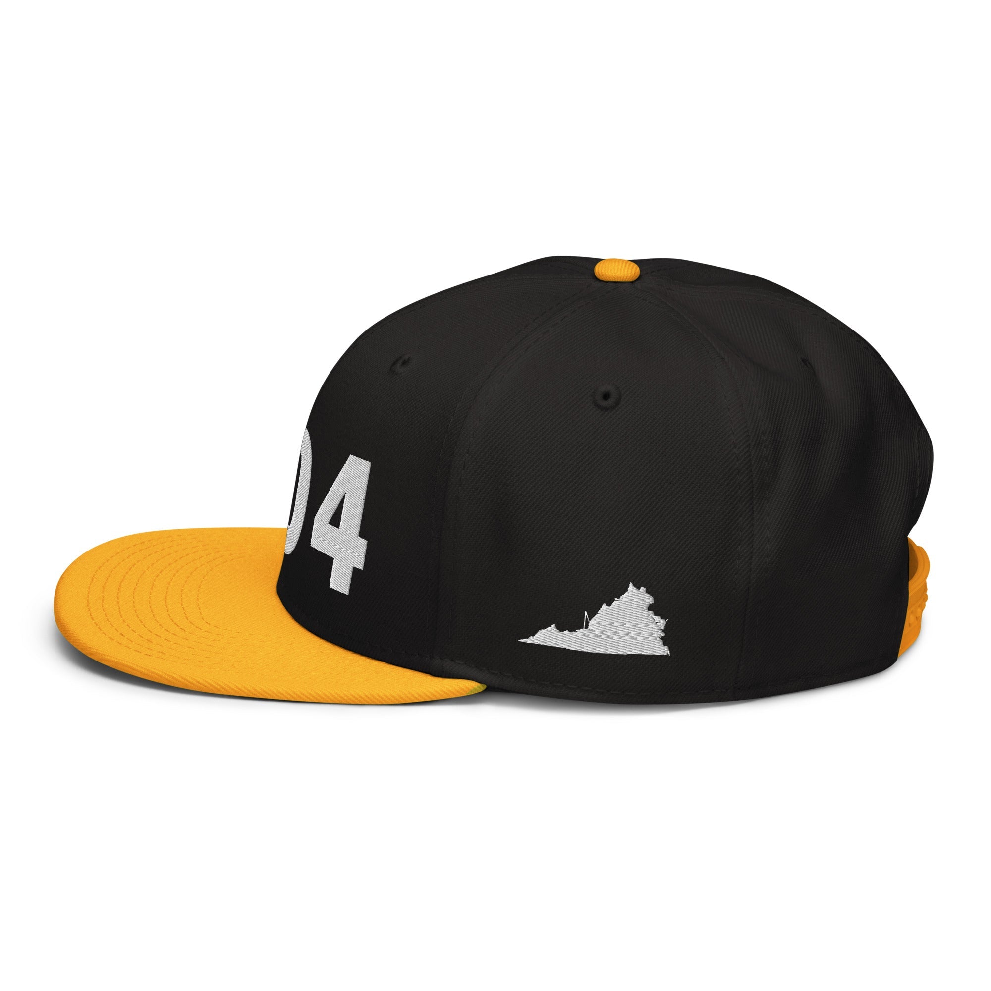 804 Area Code Snapback Hat
