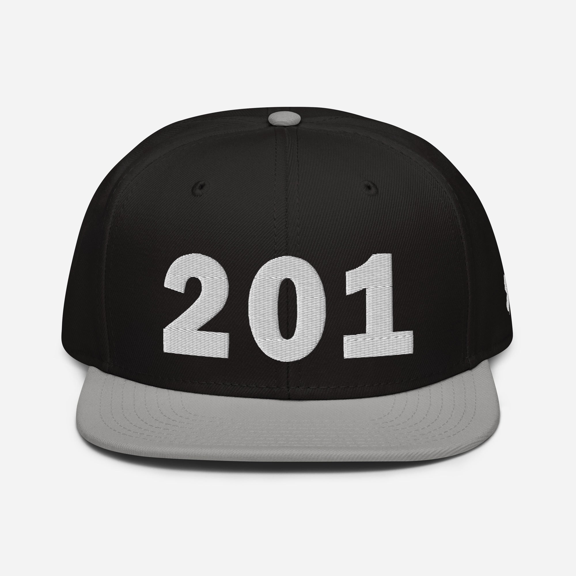 201 Area Code Snapback Hat