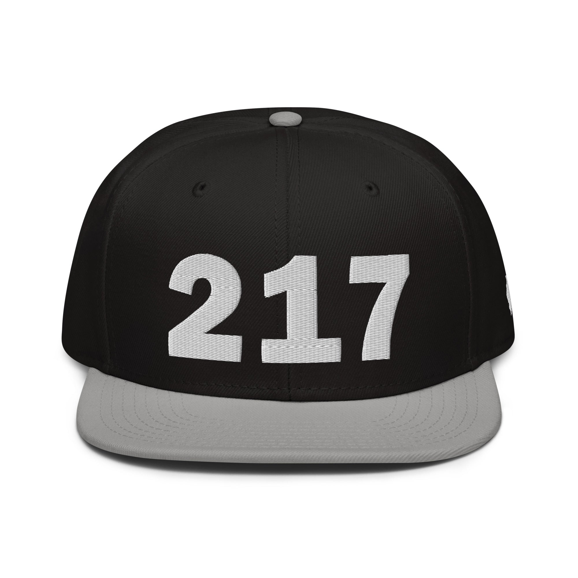 217 Area Code Snapback Hat