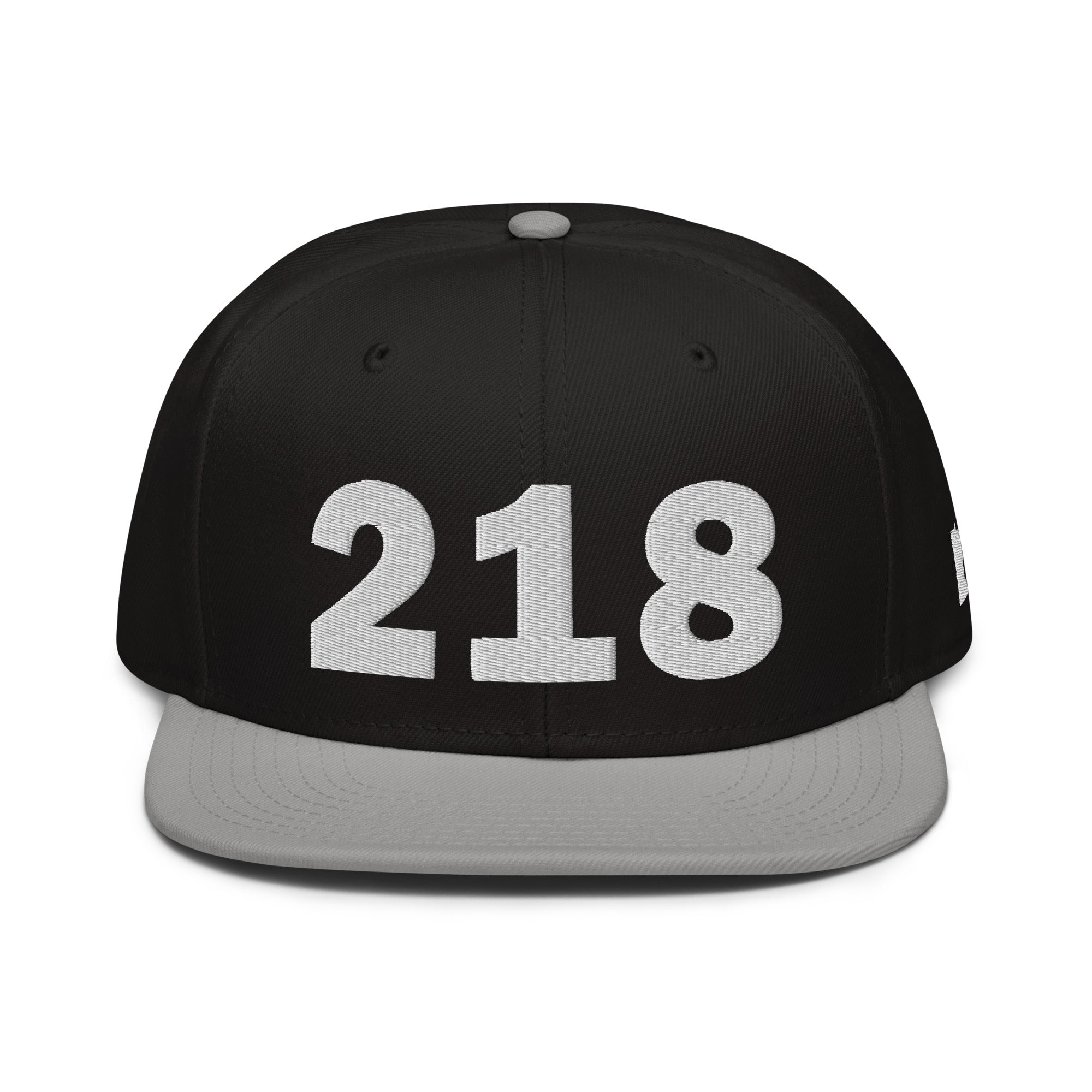 218 Area Code Snapback Hat