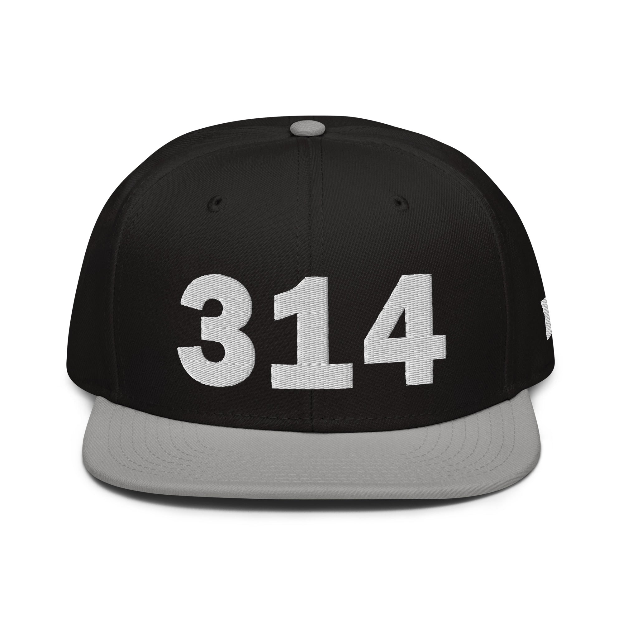 314 Area Code Snapback Hat