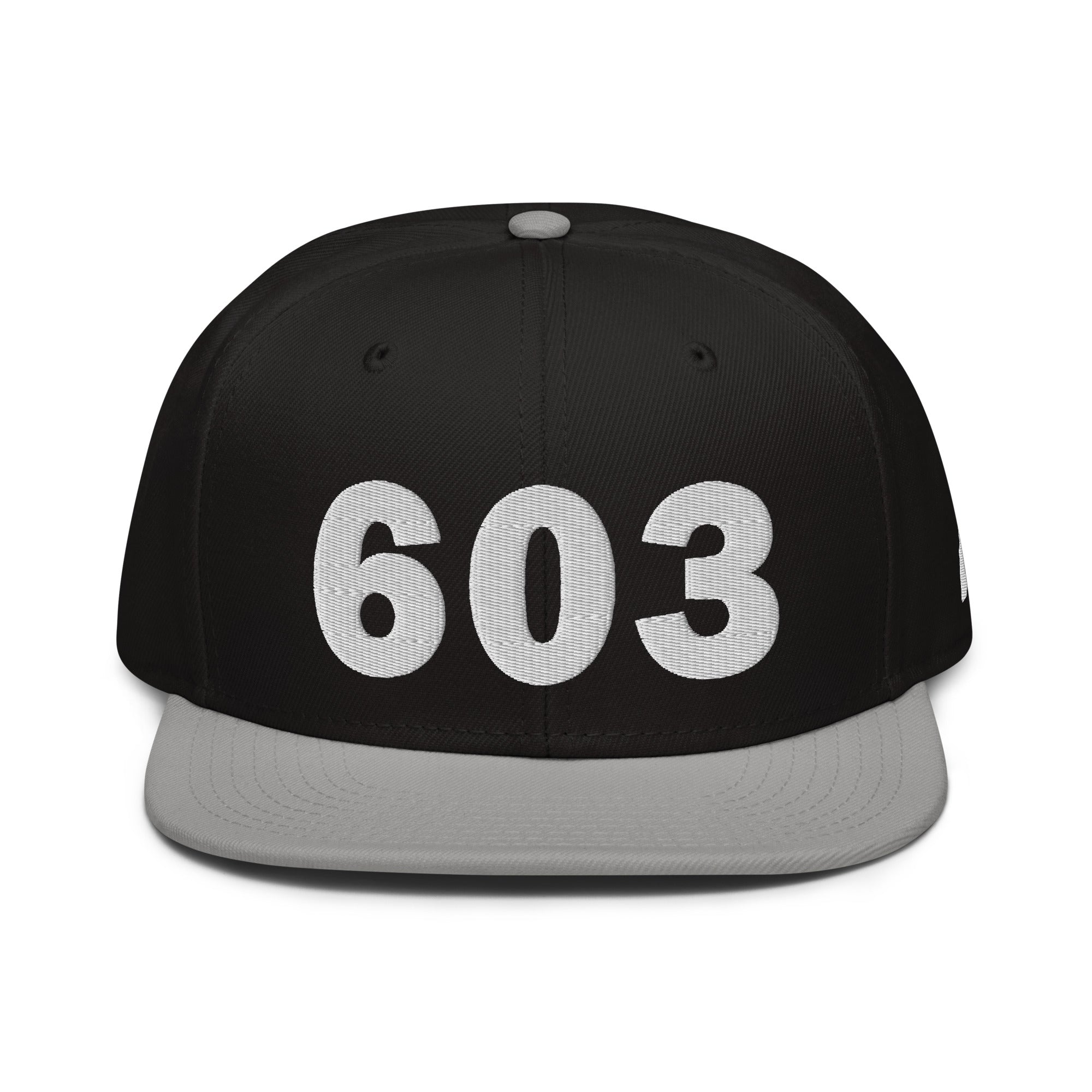 603 Area Code Snapback Hat