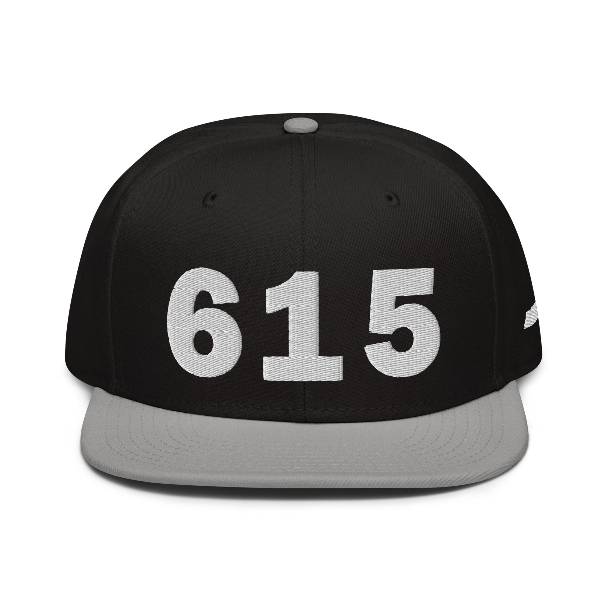 615 Area Code Snapback Hat