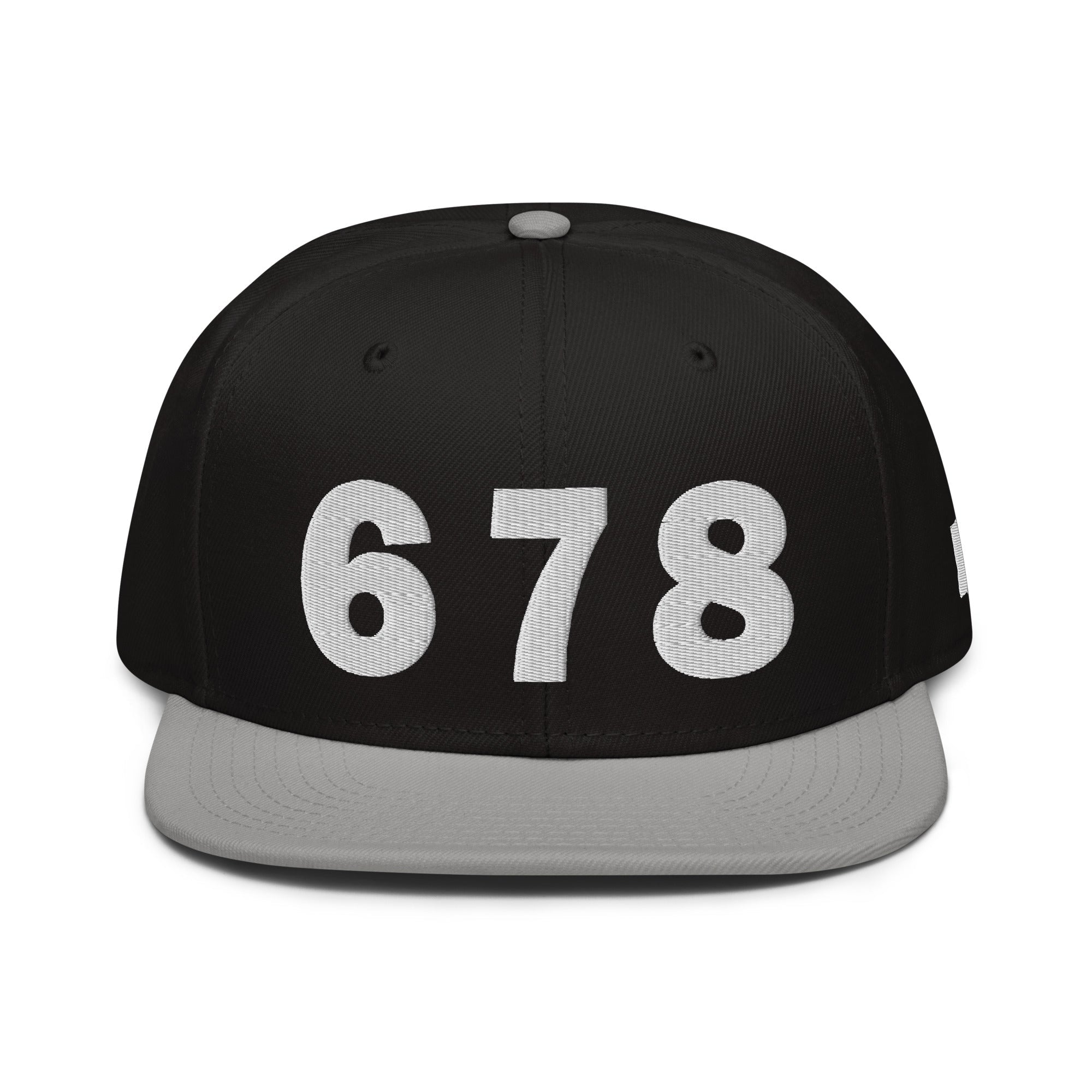678 Area Code Snapback Hat