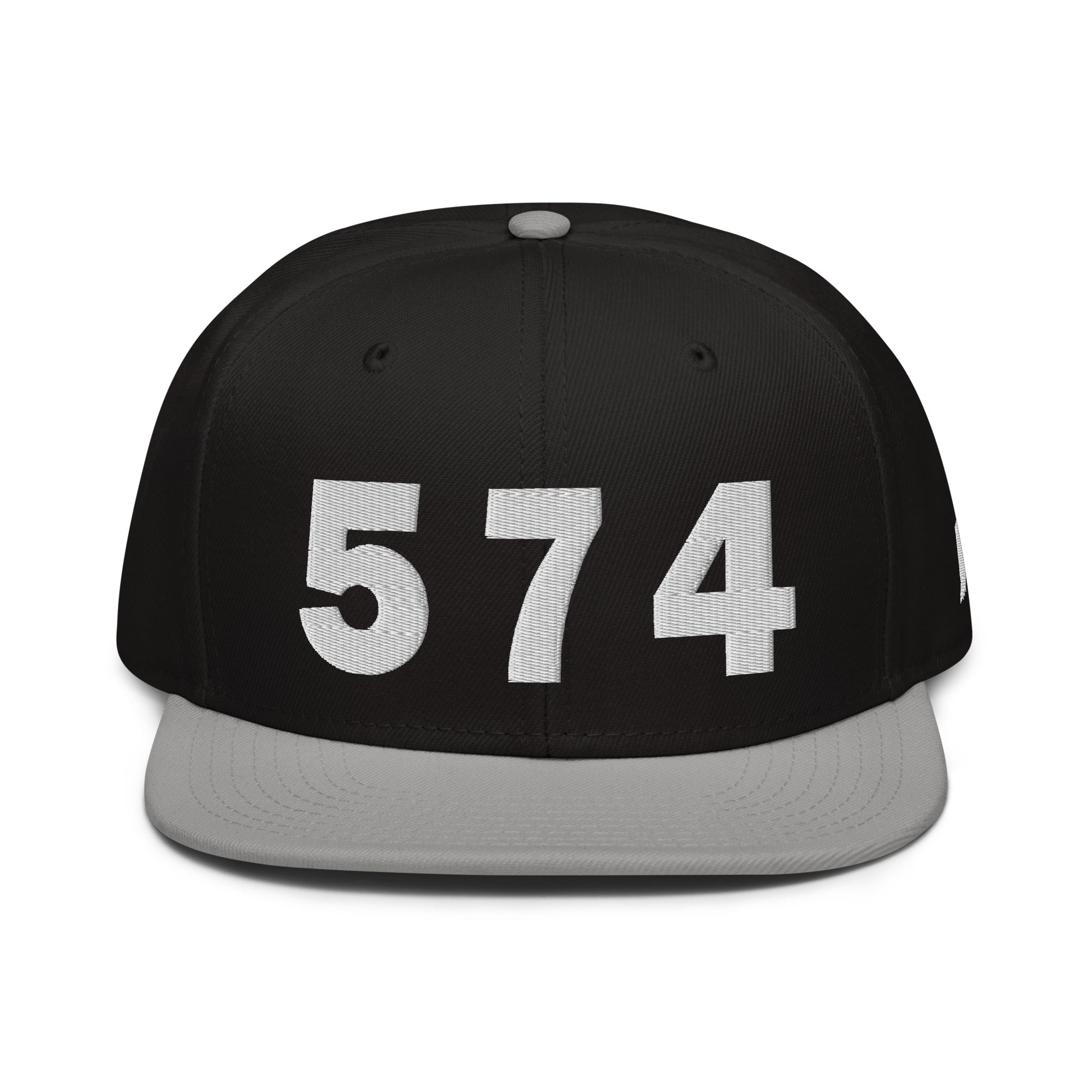 574 Area Code Snapback Hat
