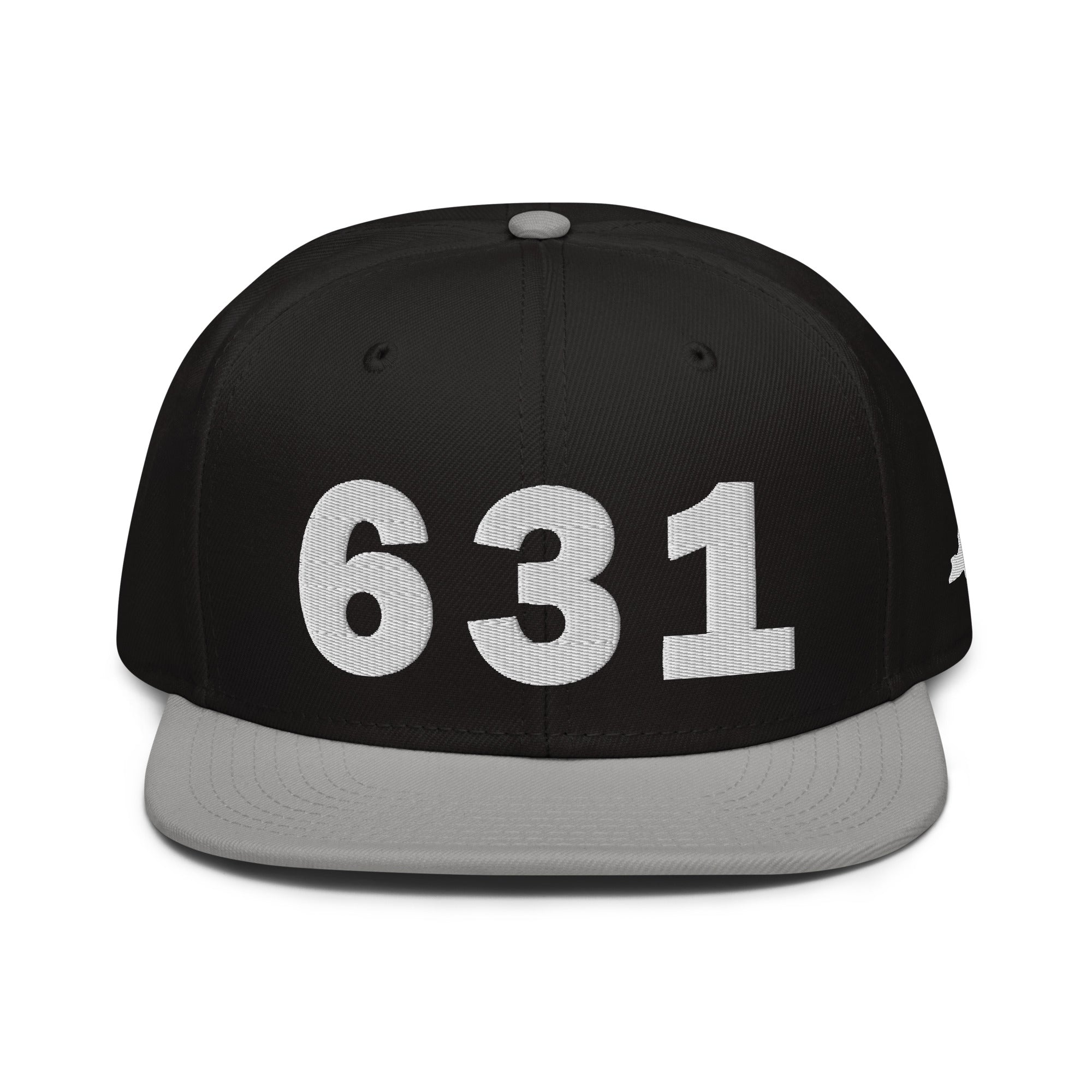 631 Area Code Snapback Hat