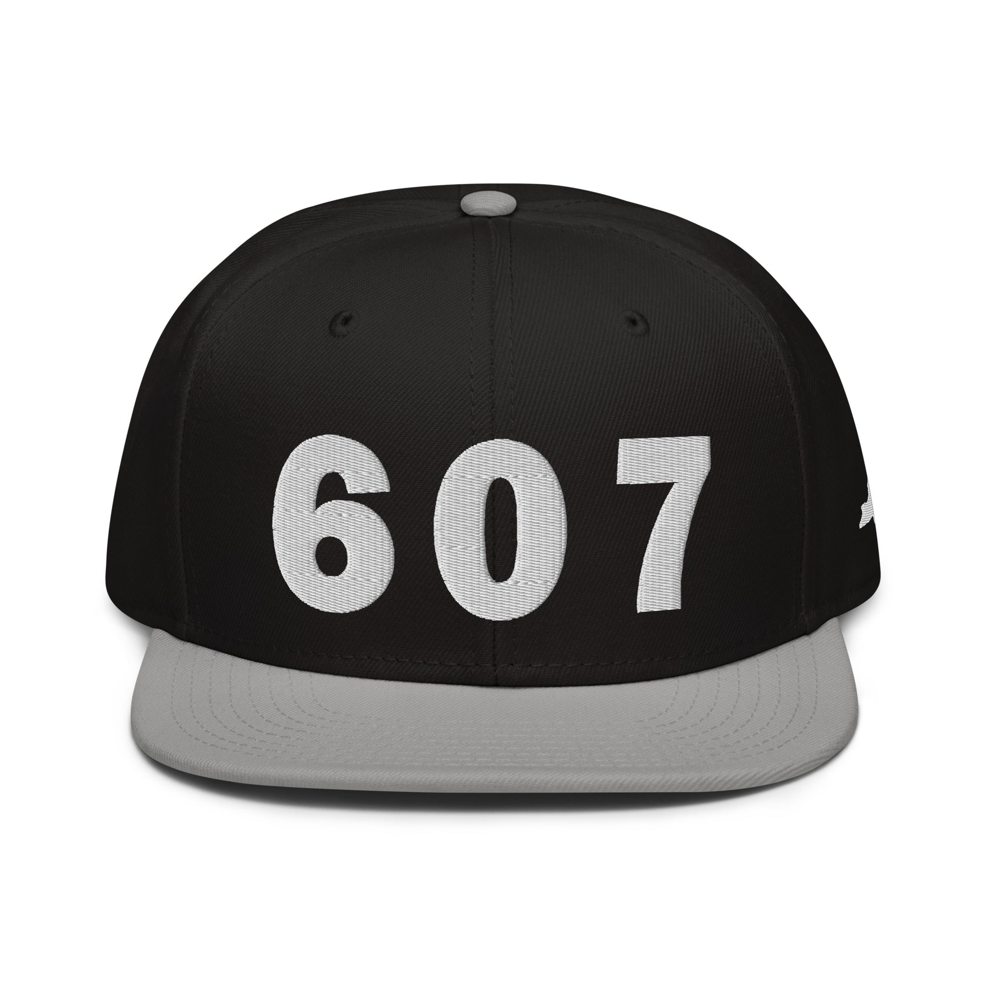 607 Area Code Snapback Hat