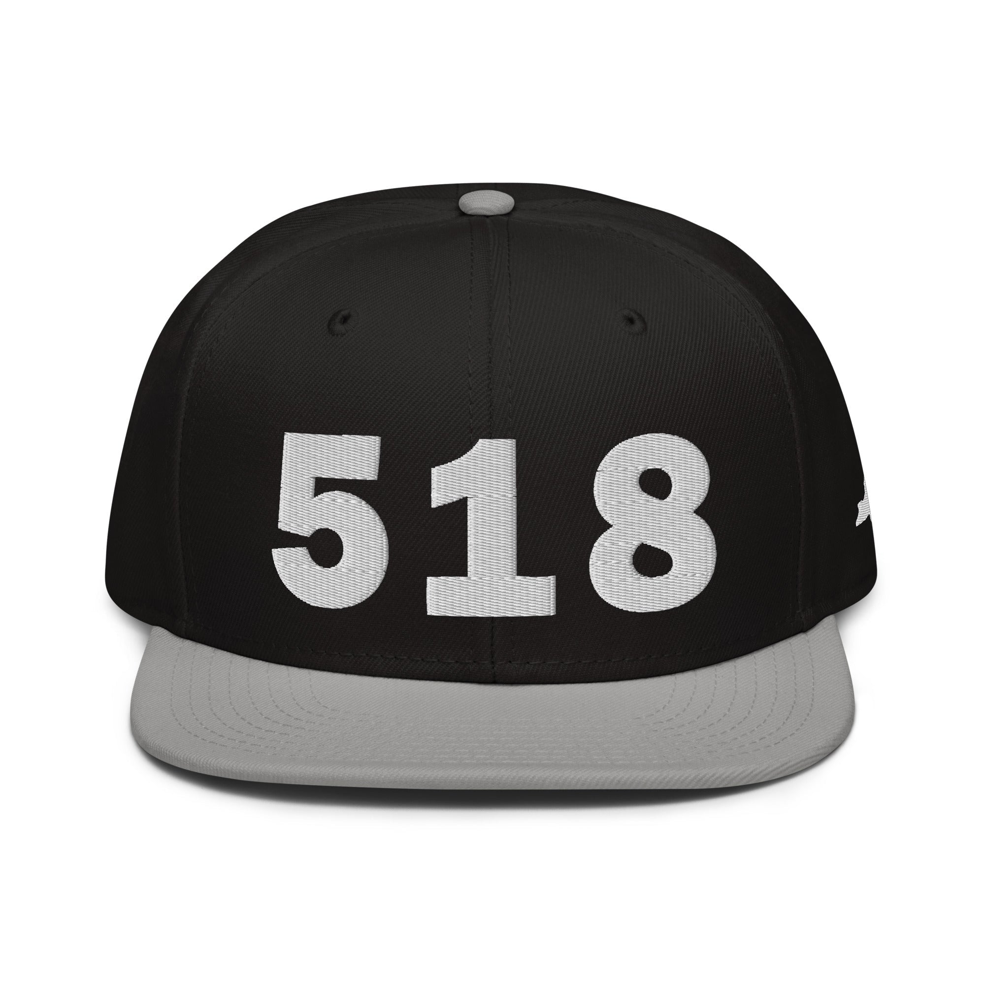 518 Area Code Snapback Hat
