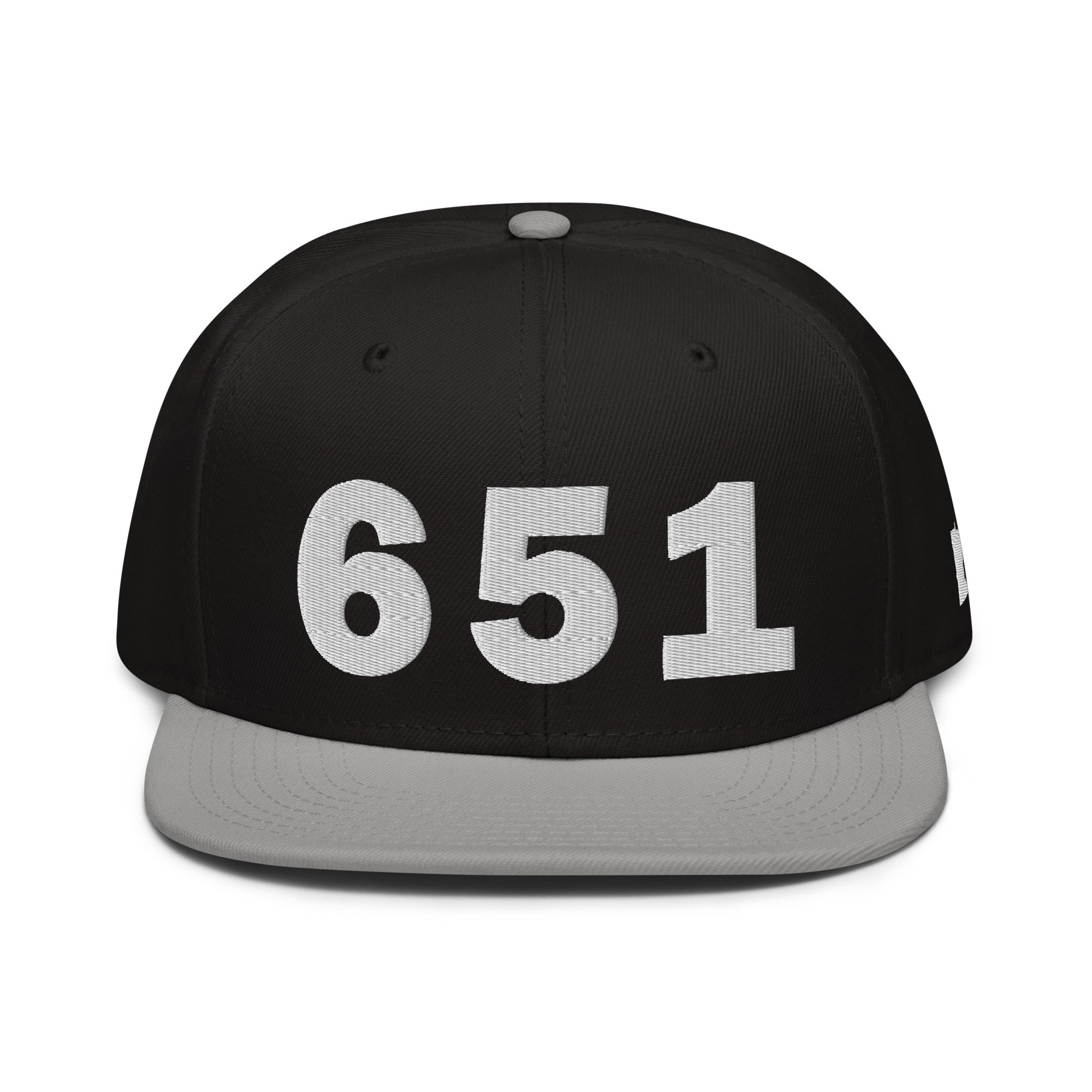651 Area Code Snapback Hat