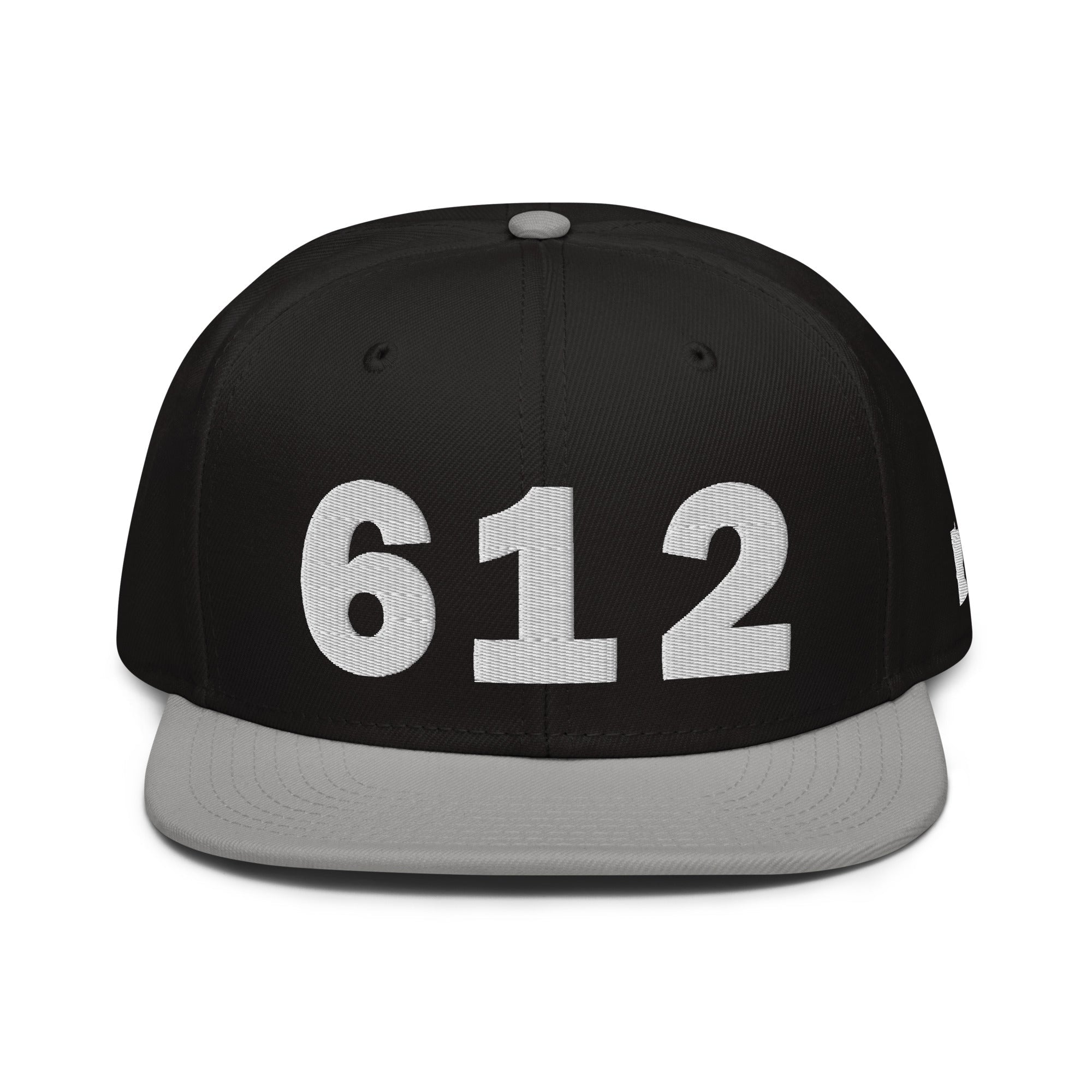 612 Area Code Snapback Hat