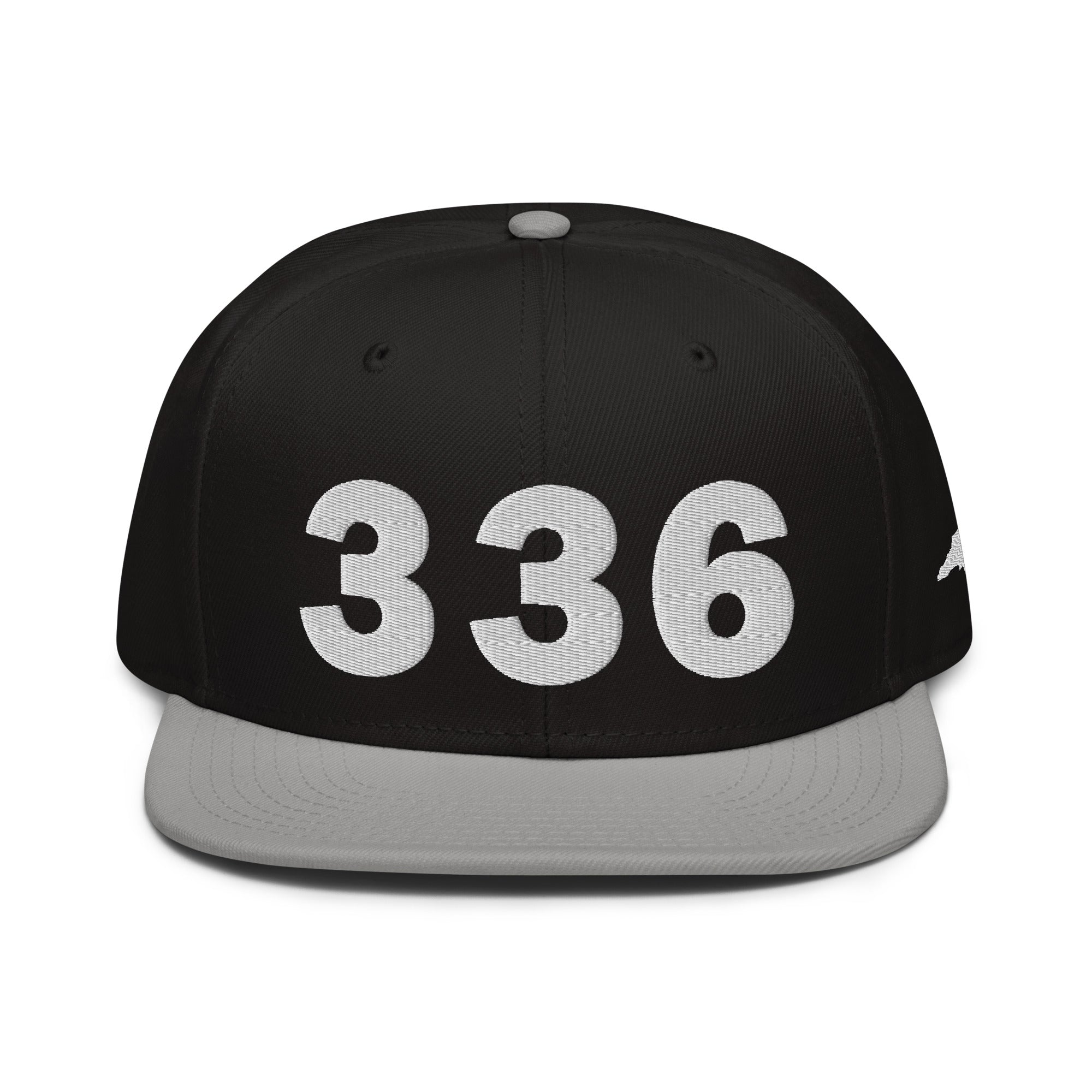 336 Area Code Snapback Hat