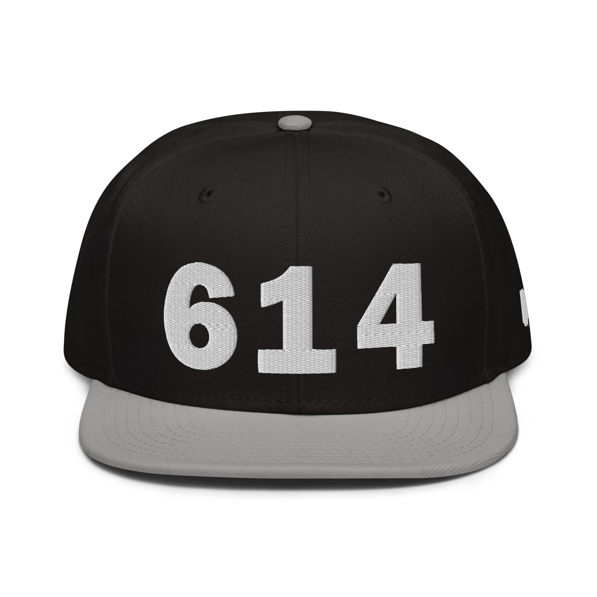 614 Area Code Snapback Hat