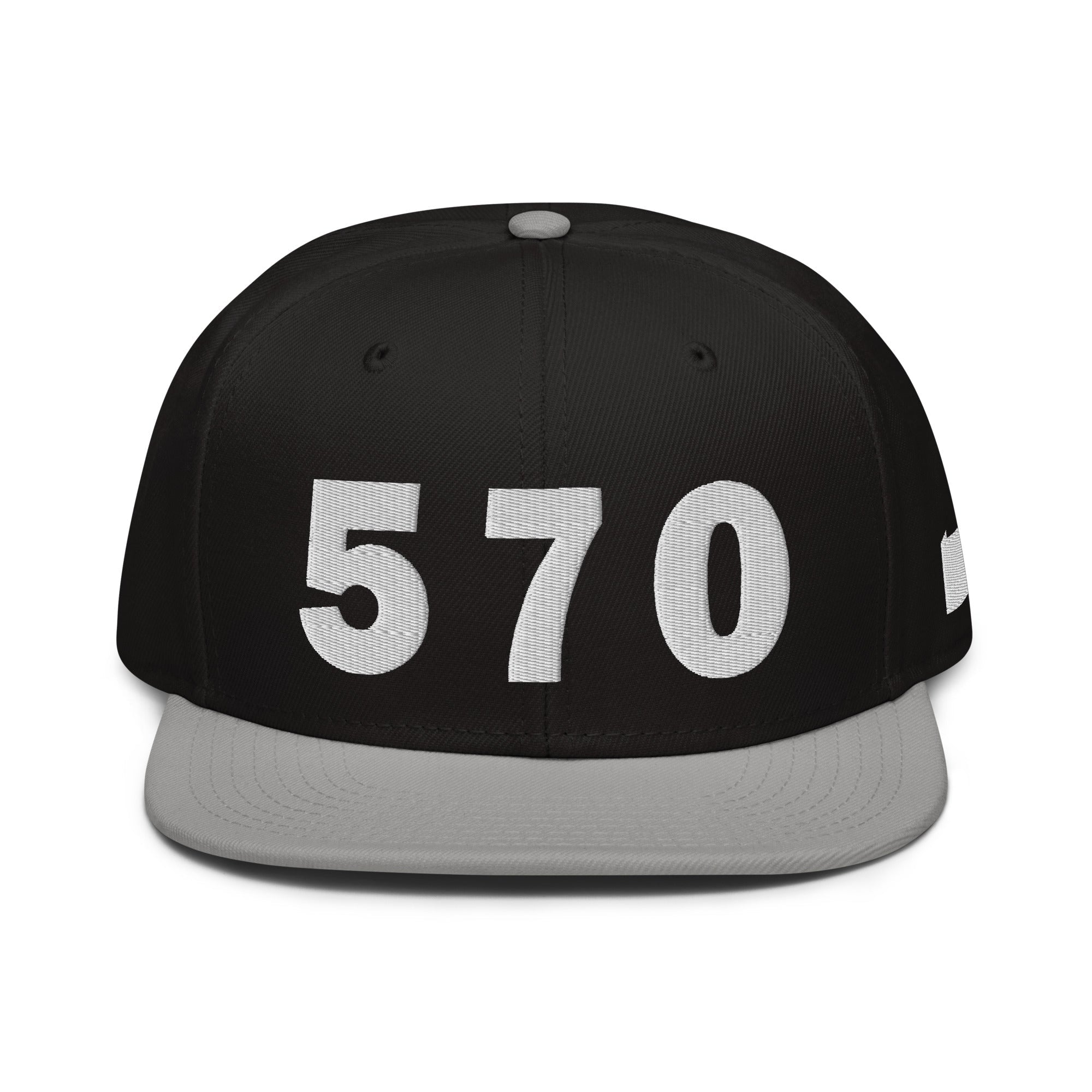 570 Area Code Snapback Hat