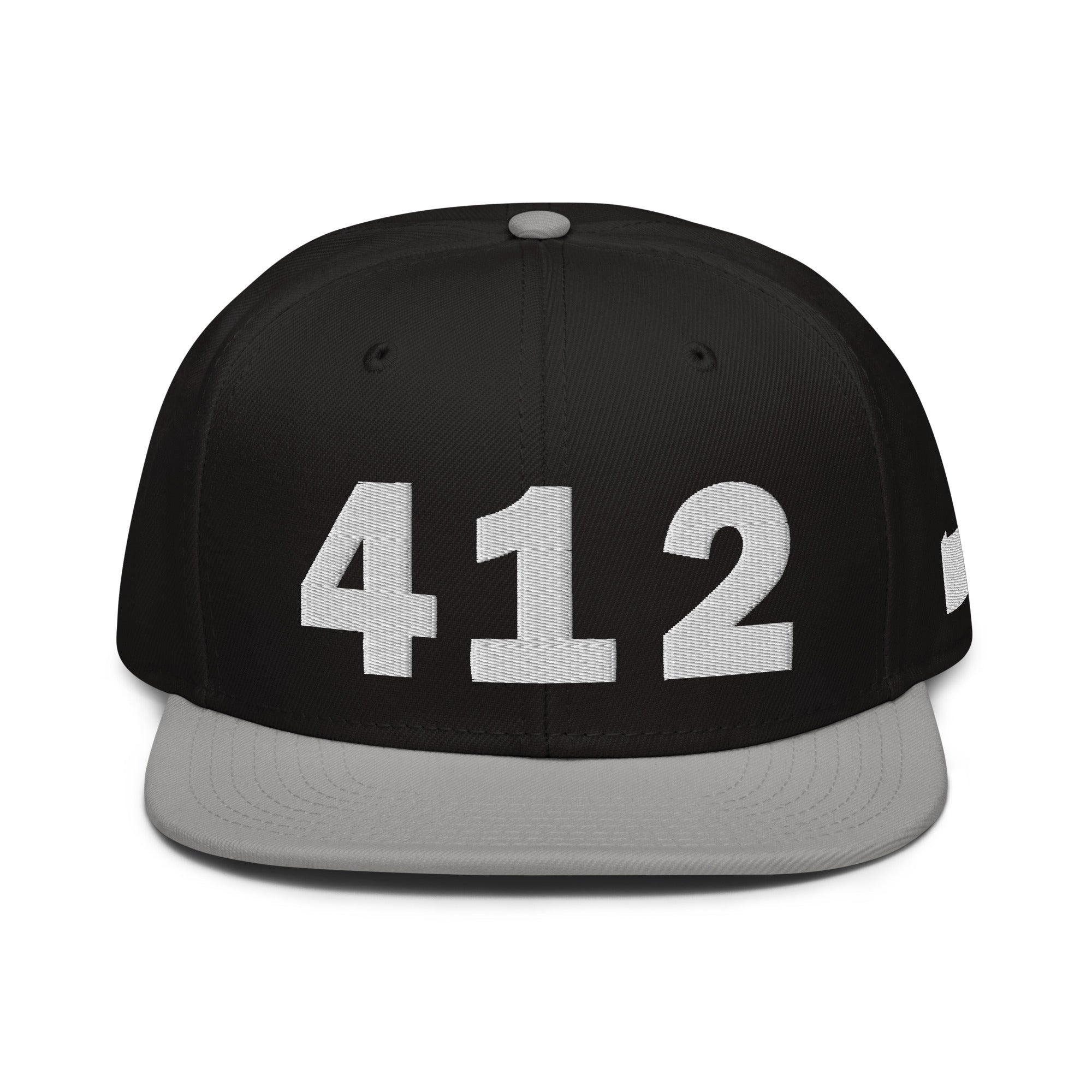412 Area Code Snapback Hat