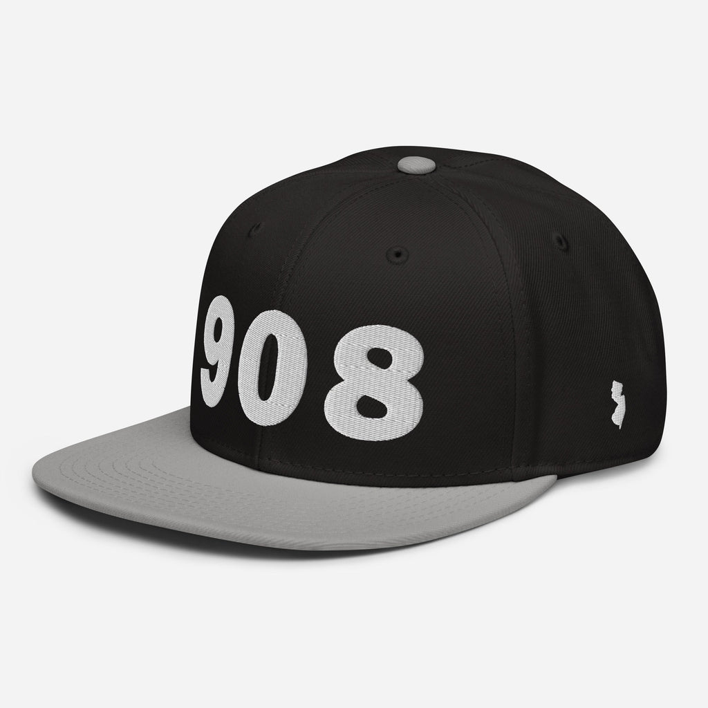 908 Area Code Snapback Hat