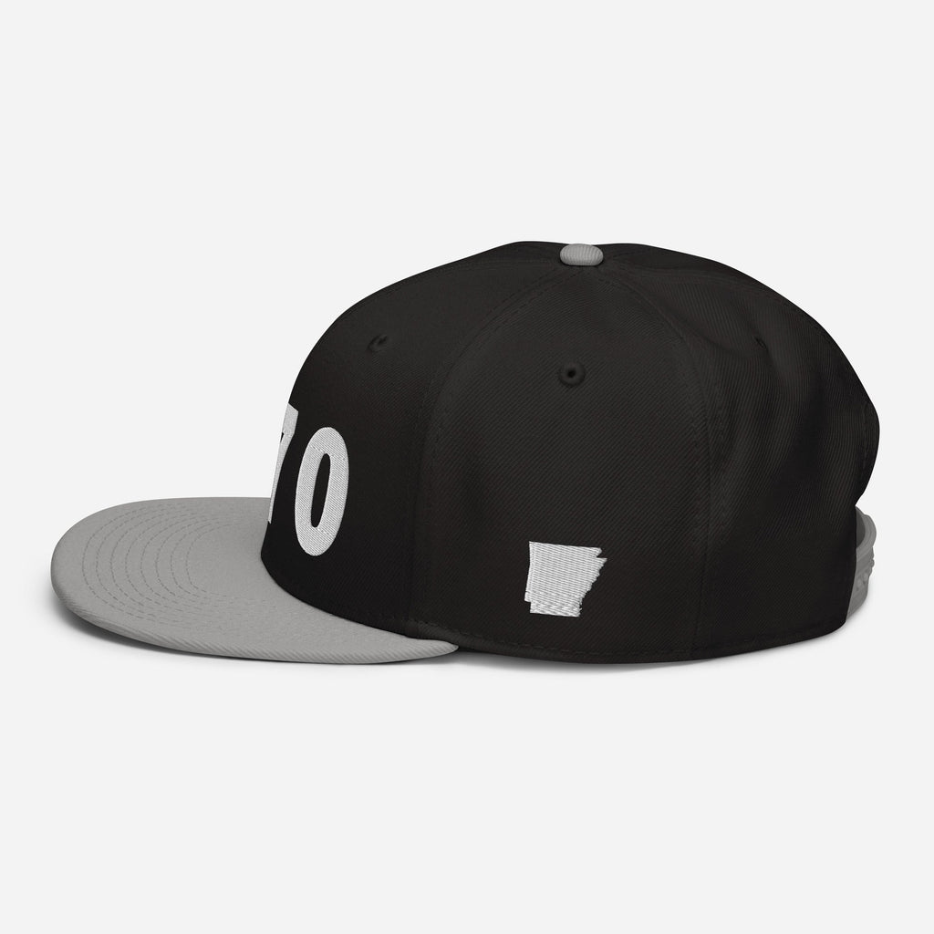 870 Area Code Snapback Hat