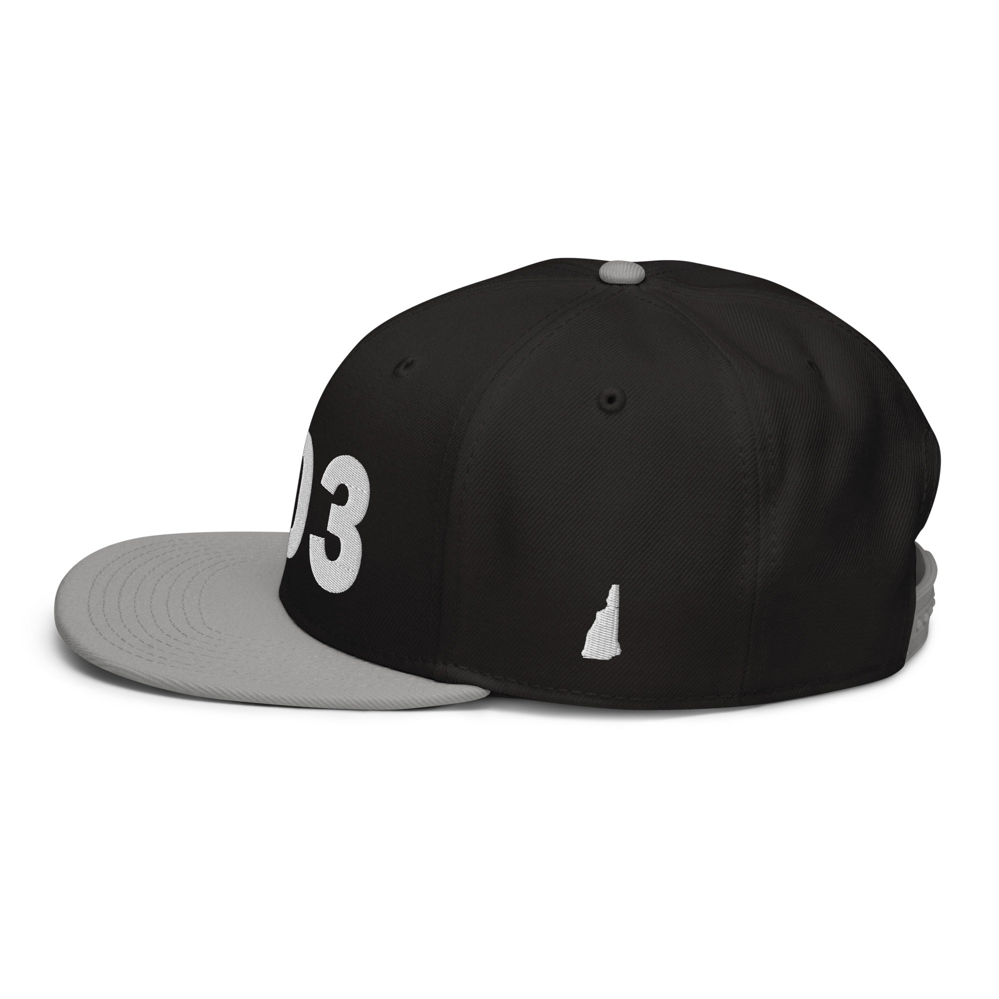 603 Area Code Snapback Hat