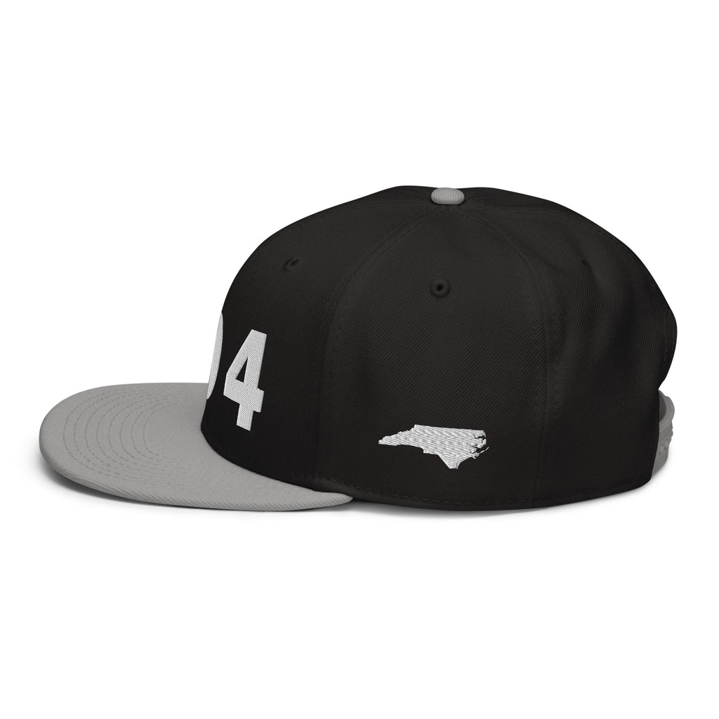 704 Area Code Snapback Hat