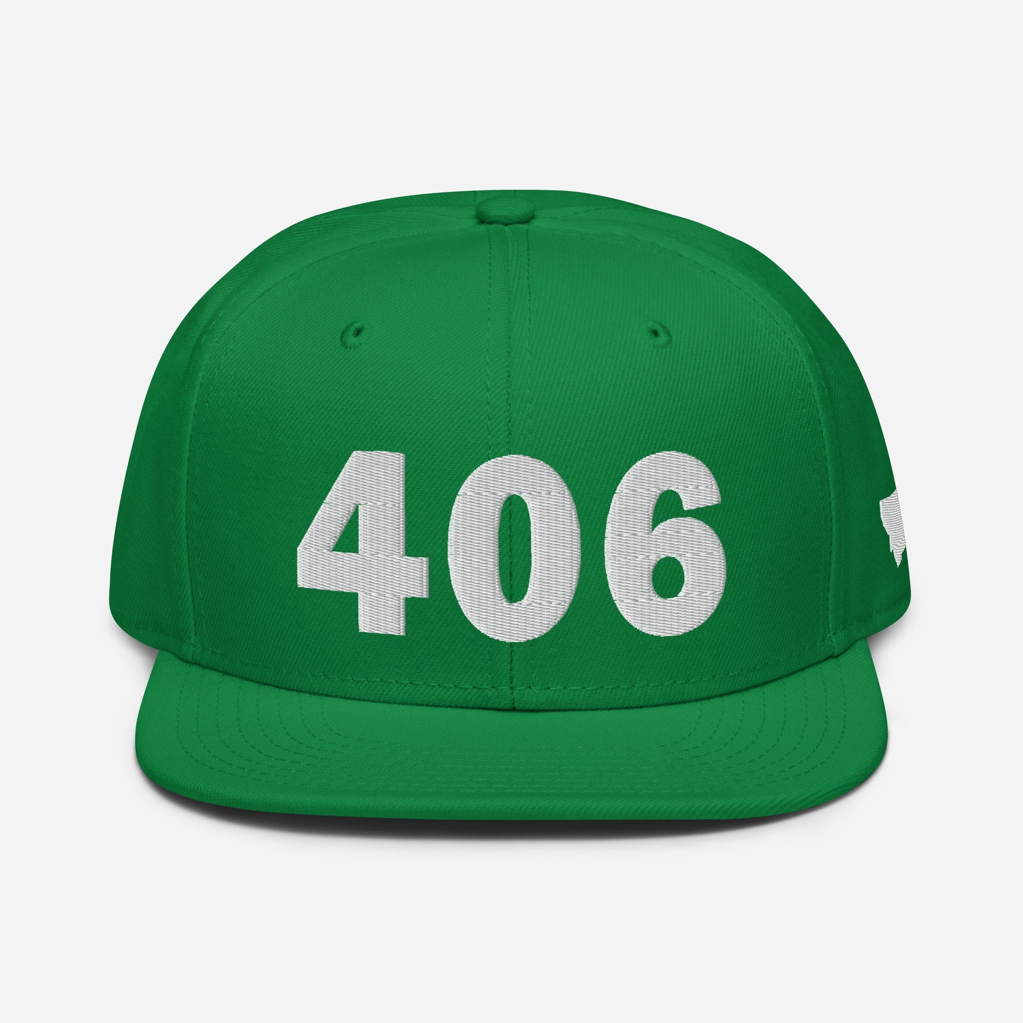 406 Area Code Snapback Hat