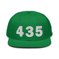 435 Area Code Snapback Hat