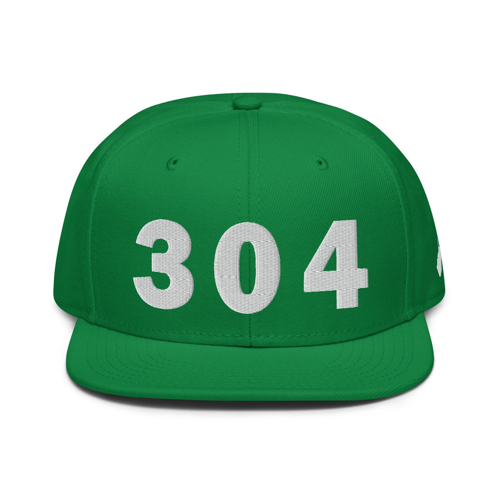 304 Area Code Snapback Hat