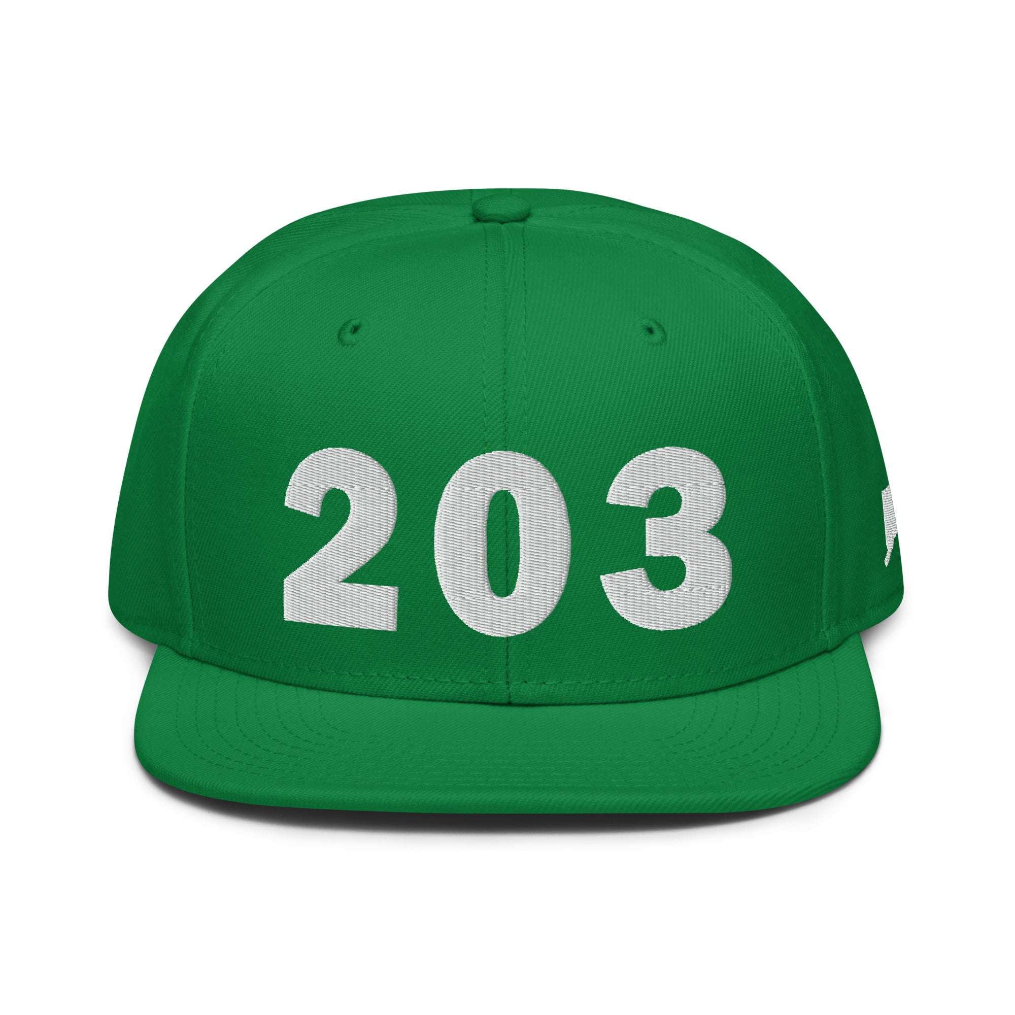 203 Area Code Snapback Hat