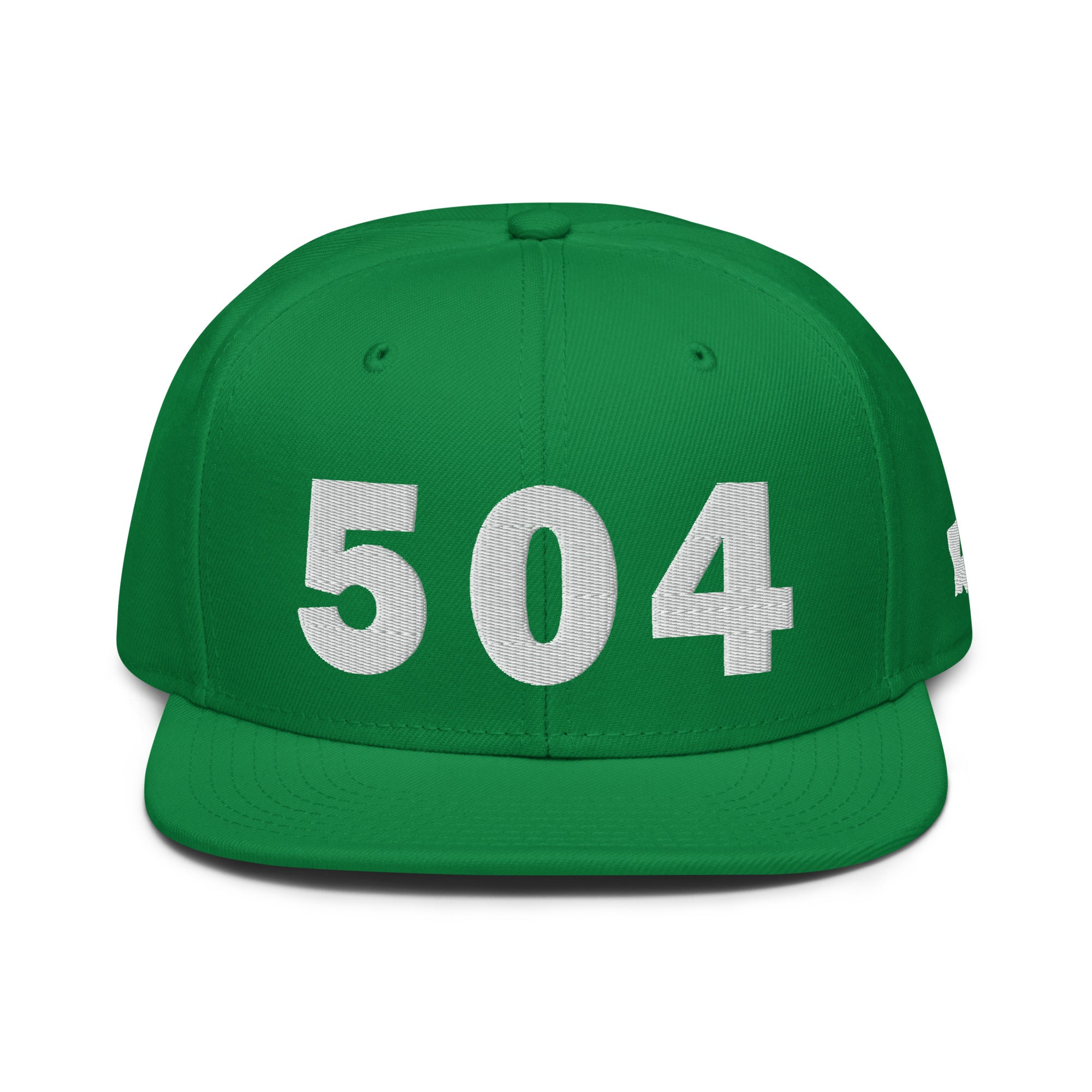 504 Area Code Snapback Hat