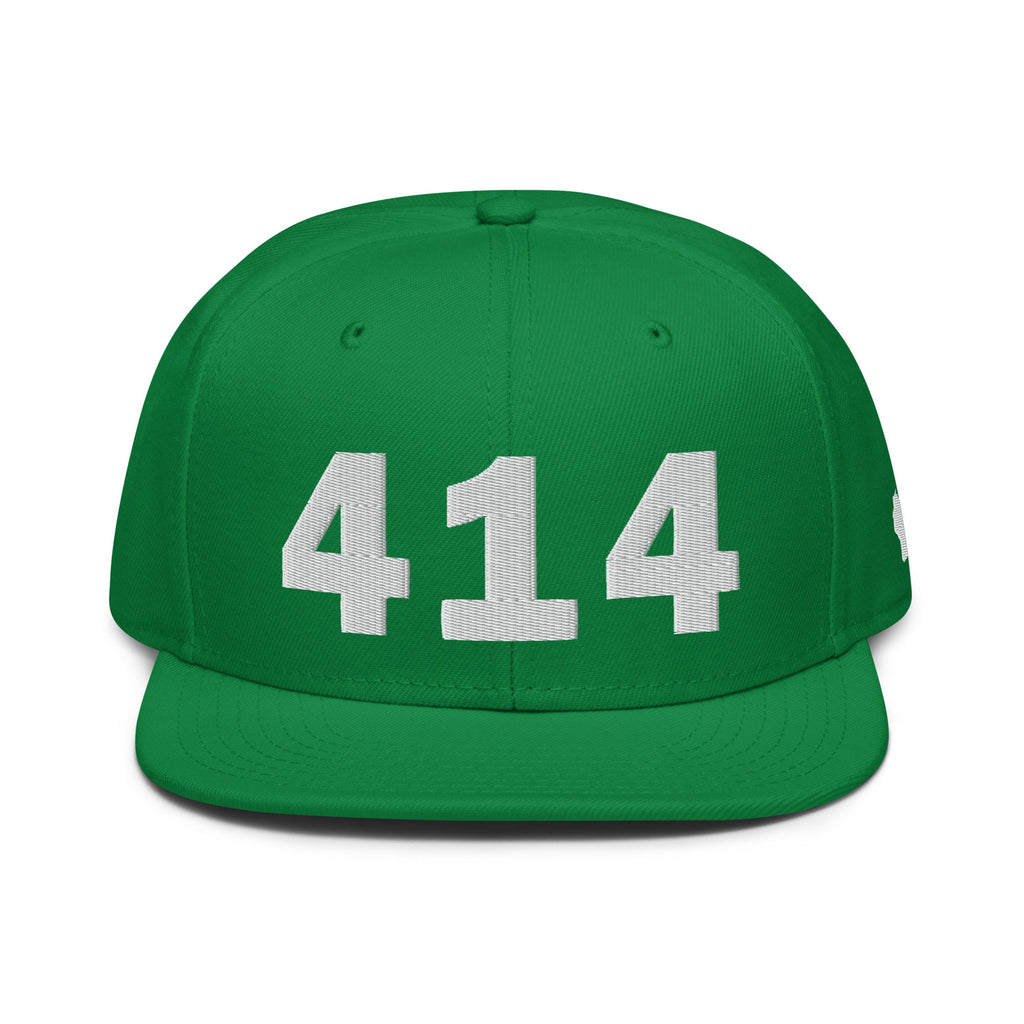 414 Area Code Snapback Hat