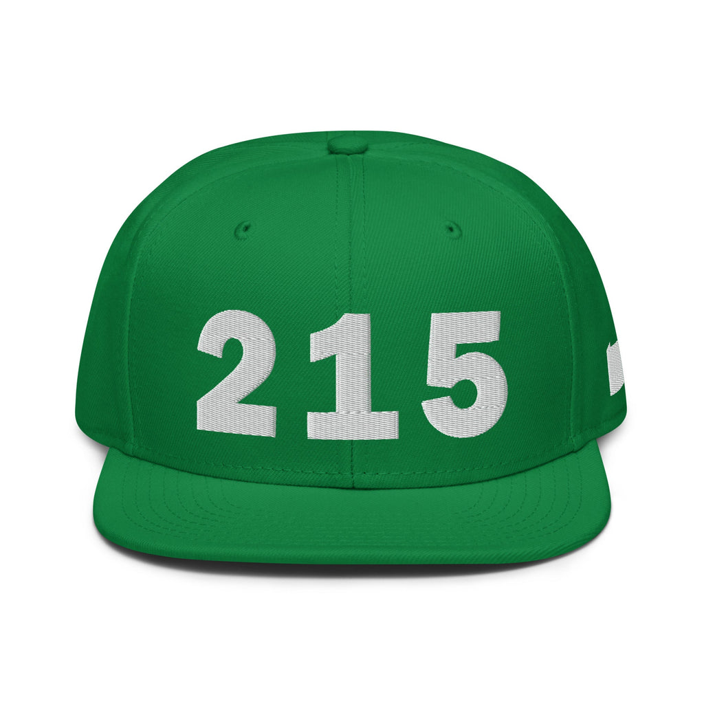 215 Area Code Snapback Hat
