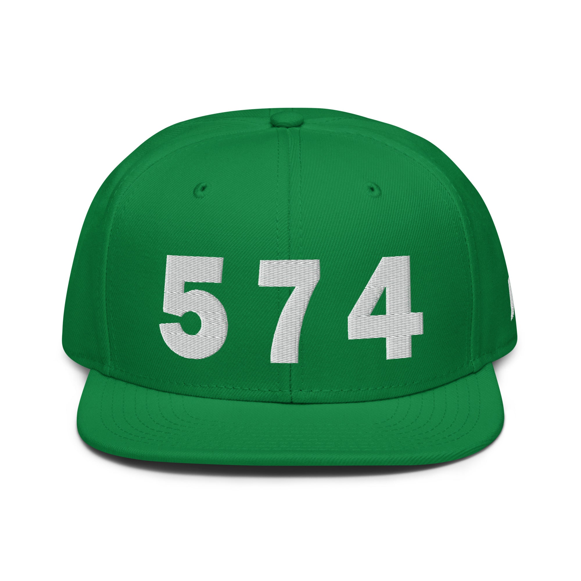 574 Area Code Snapback Hat
