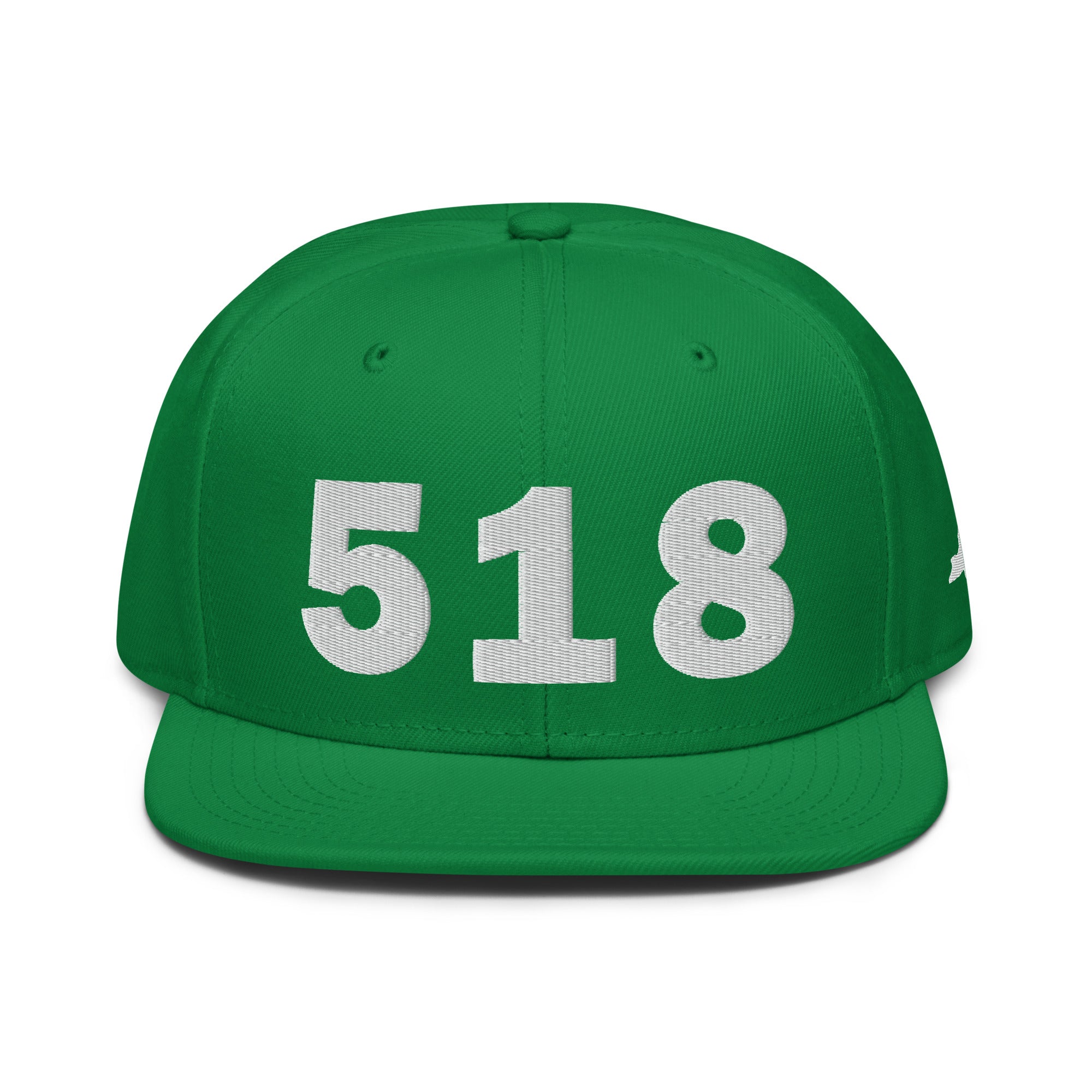 518 Area Code Snapback Hat