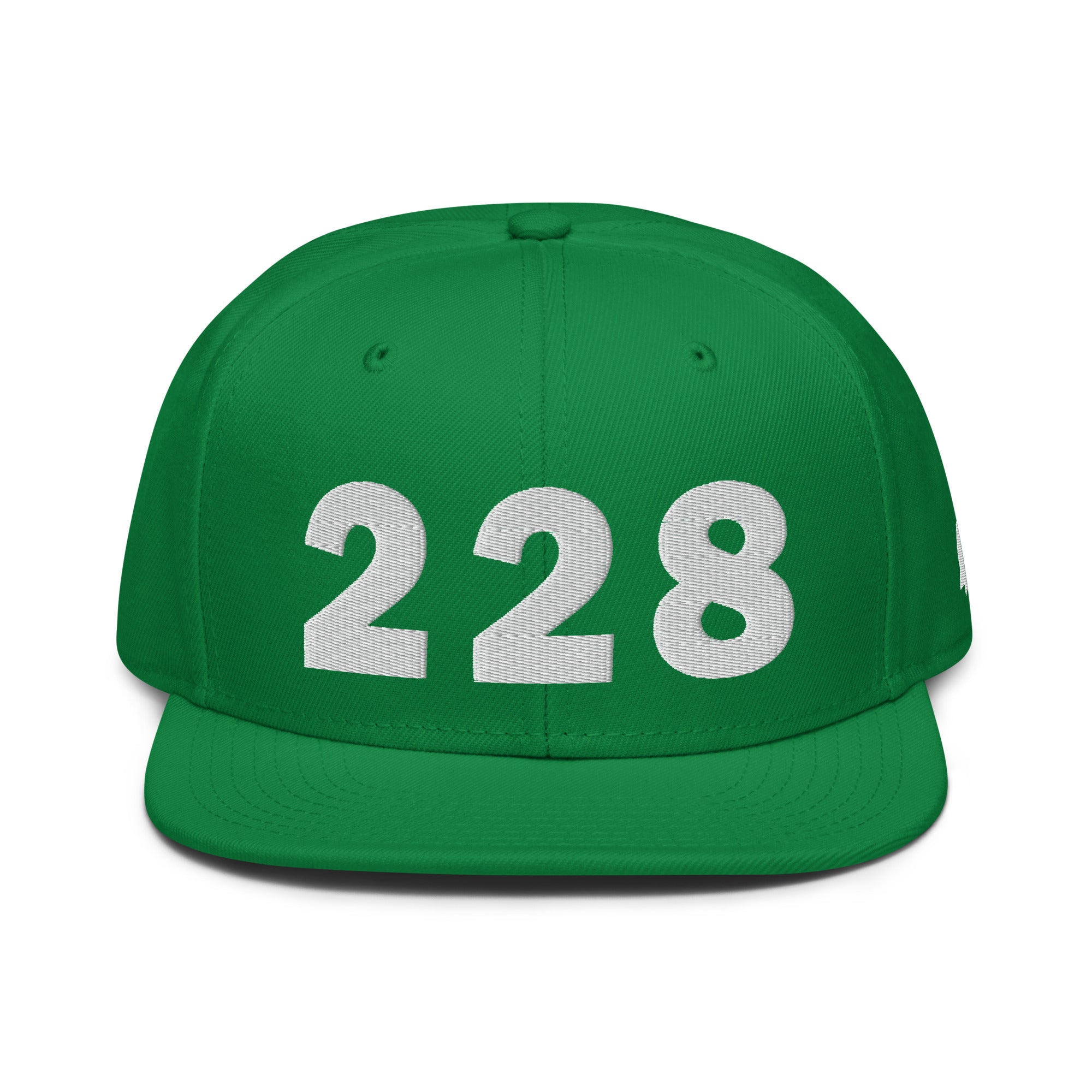 228 Area Code Snapback Hat