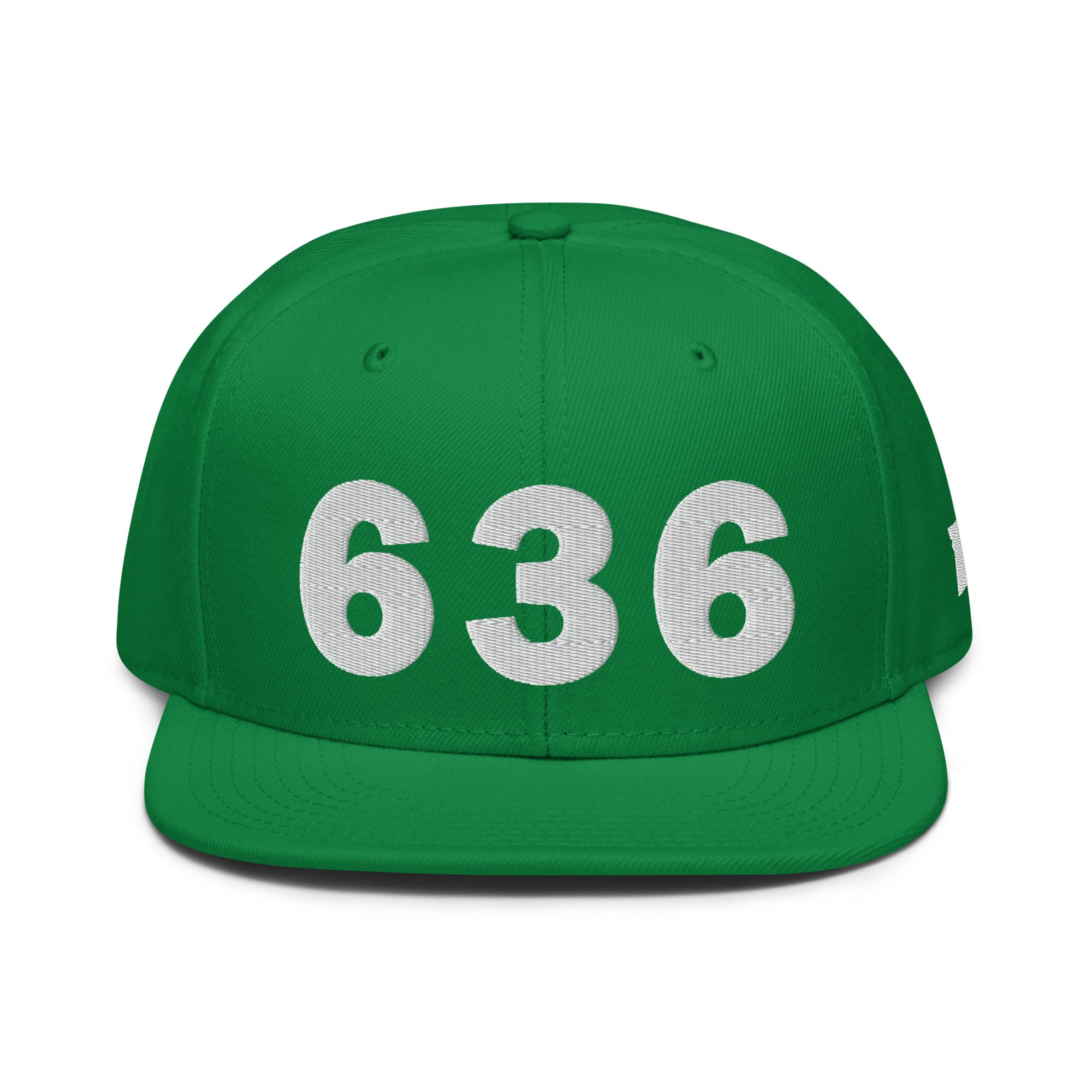 636 Area Code Snapback Hat