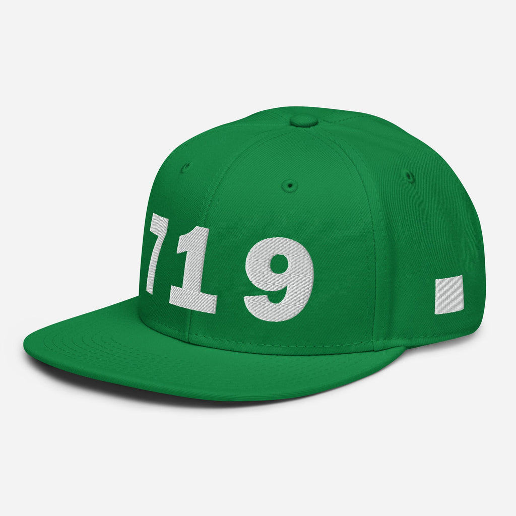 719 Area Code Snapback Hat