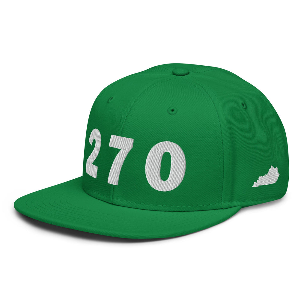 270 Area Code Snapback Hat