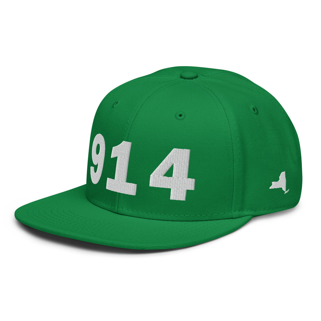 914 Area Code Snapback Hat