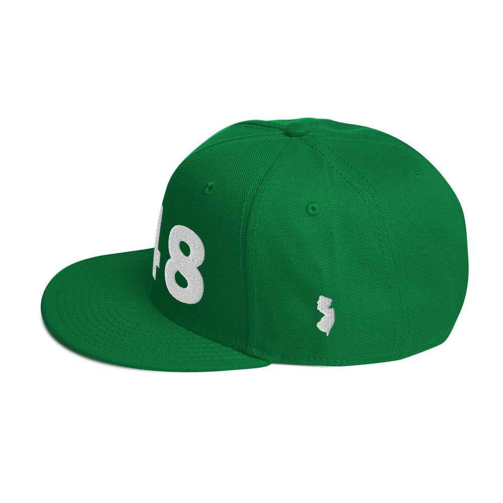 848 Area Code Snapback Hat