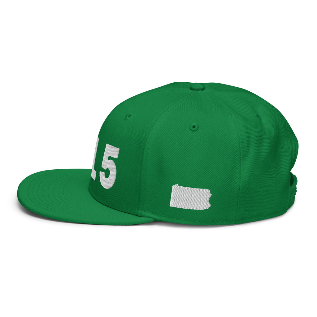215 Area Code Snapback Hat