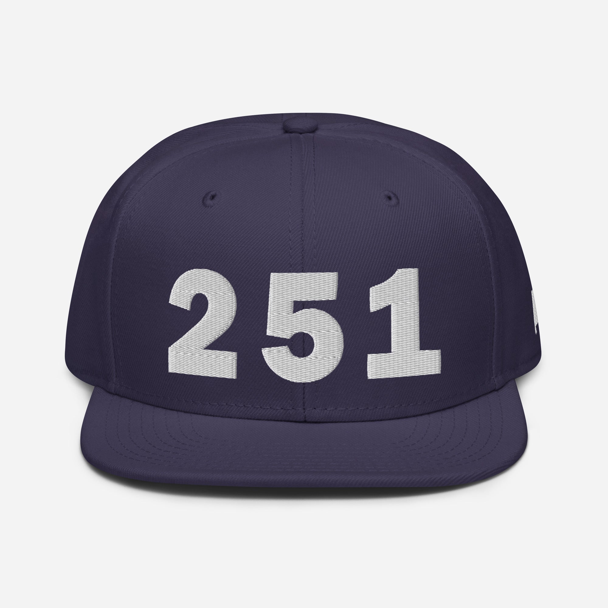 251 Area Code Snapback Hat