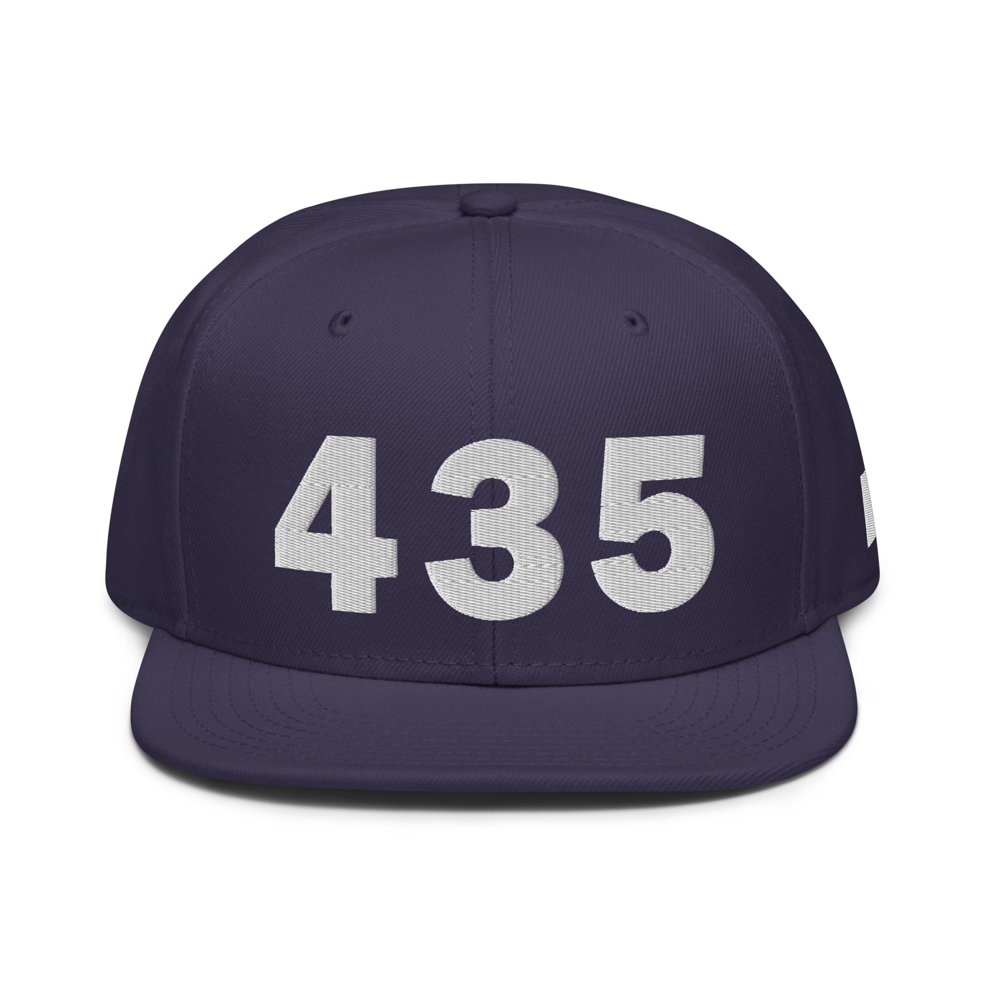 435 Area Code Snapback Hat