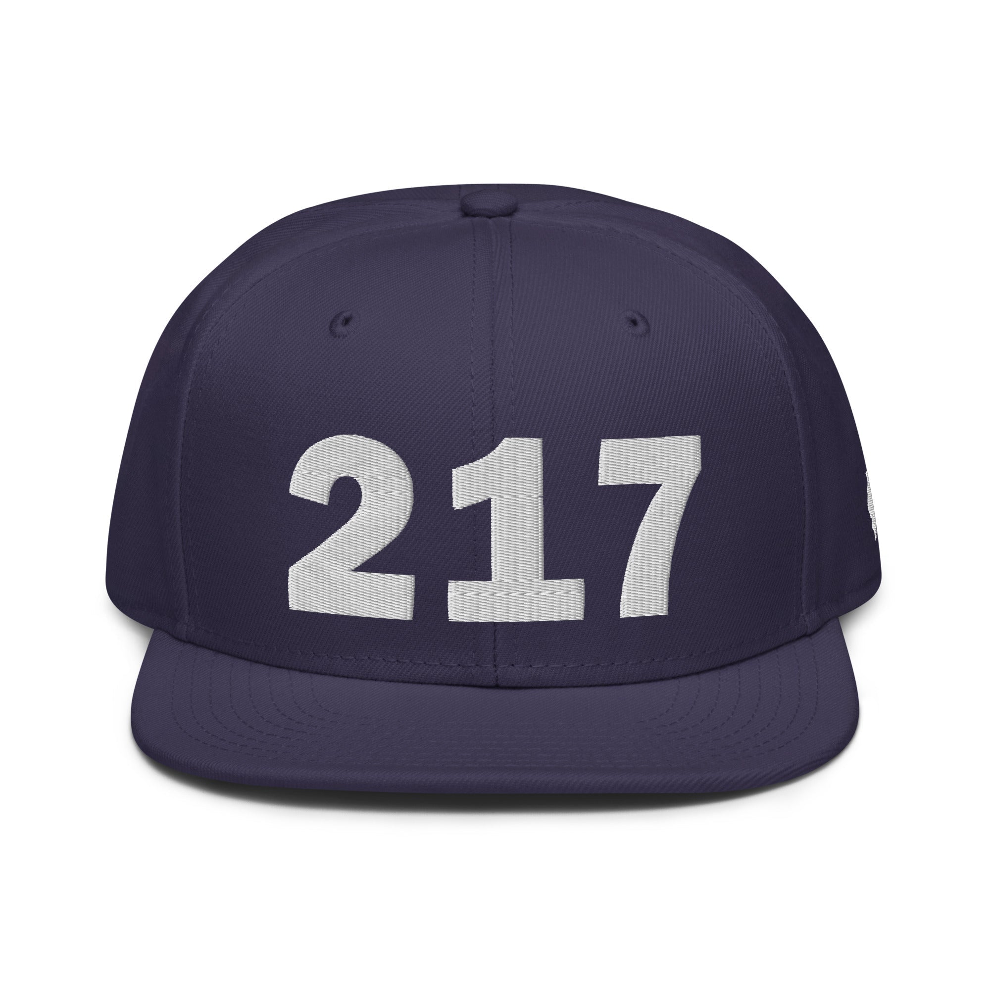 217 Area Code Snapback Hat