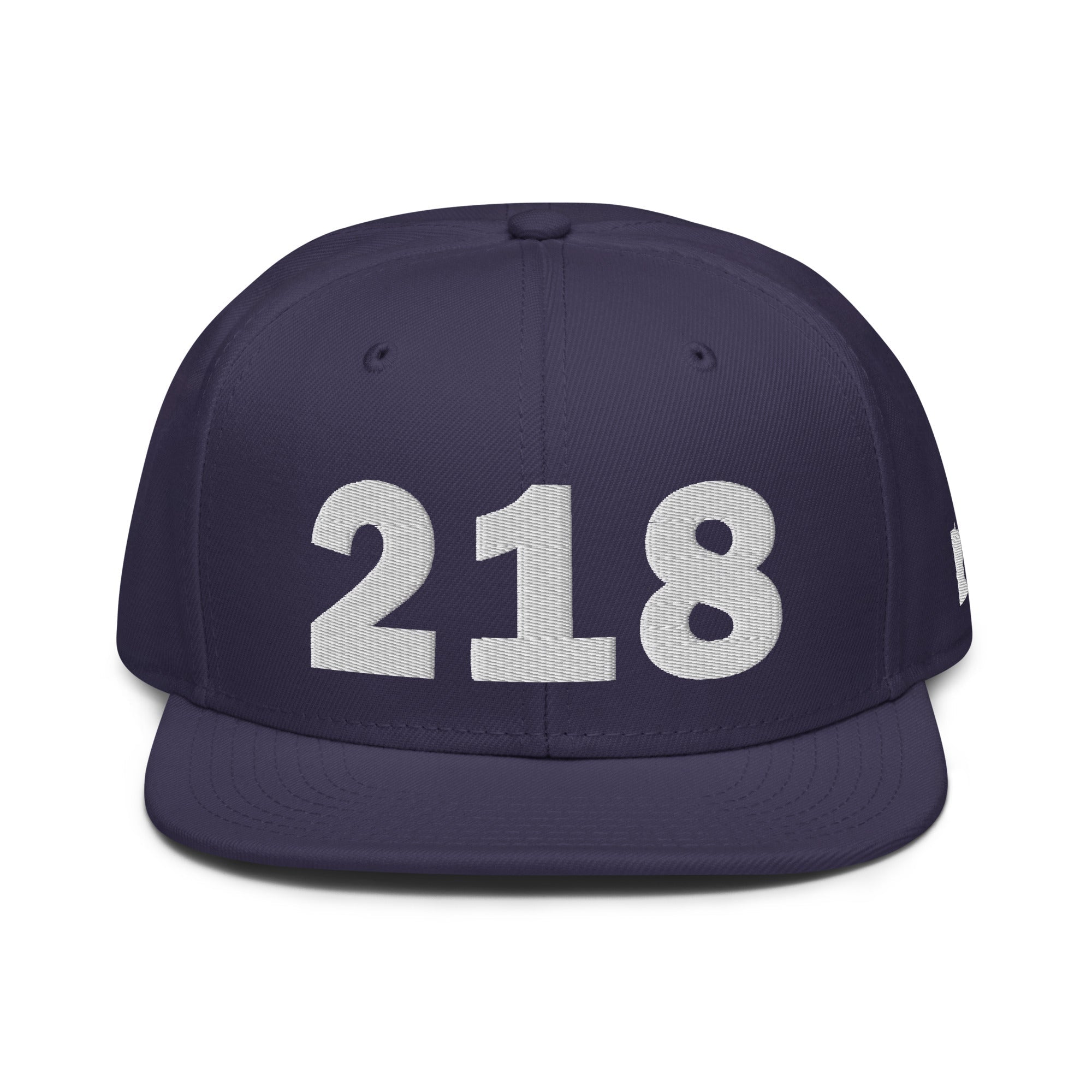 218 Area Code Snapback Hat
